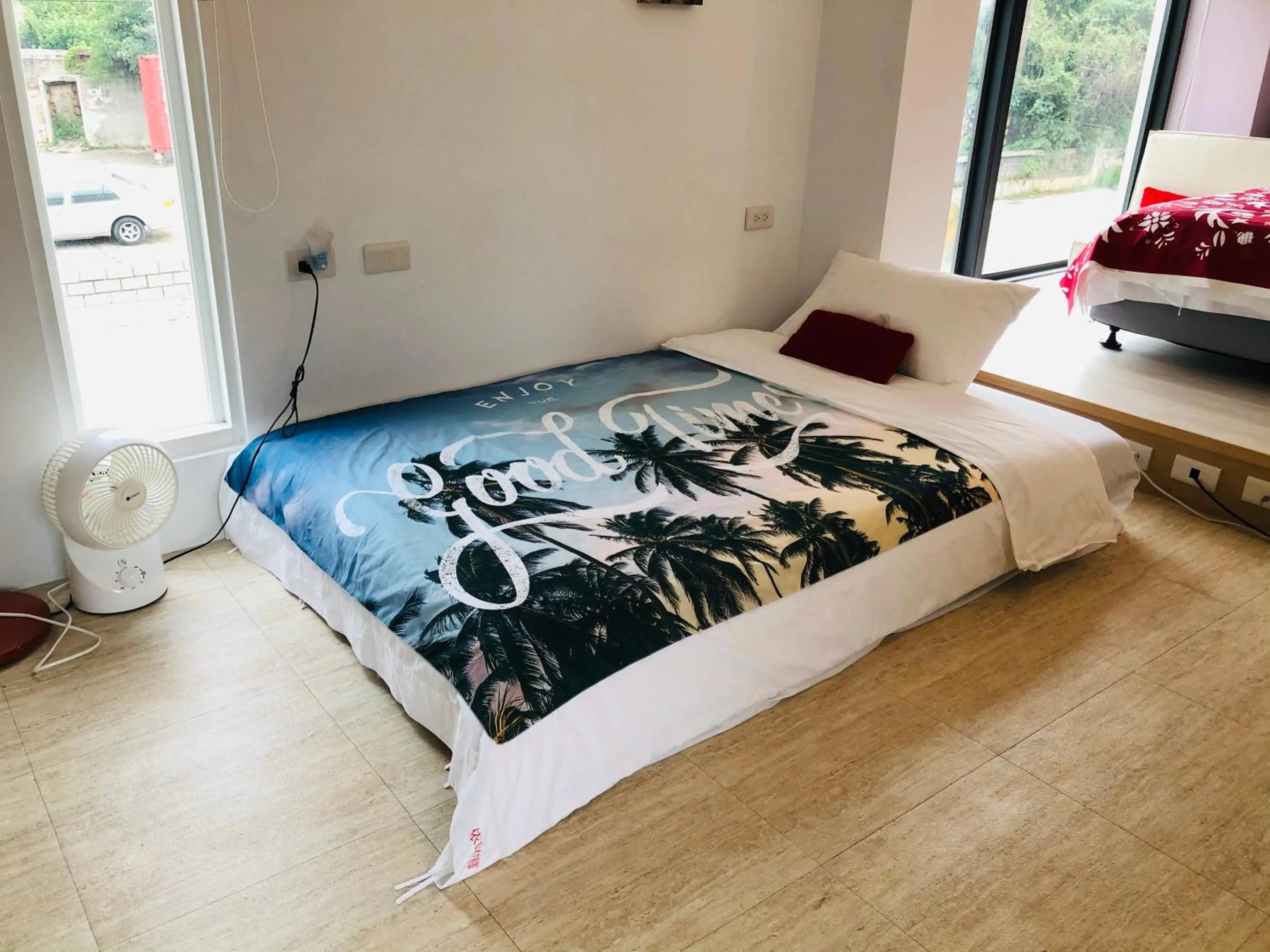 Bed in 依山村驛Yishan Village