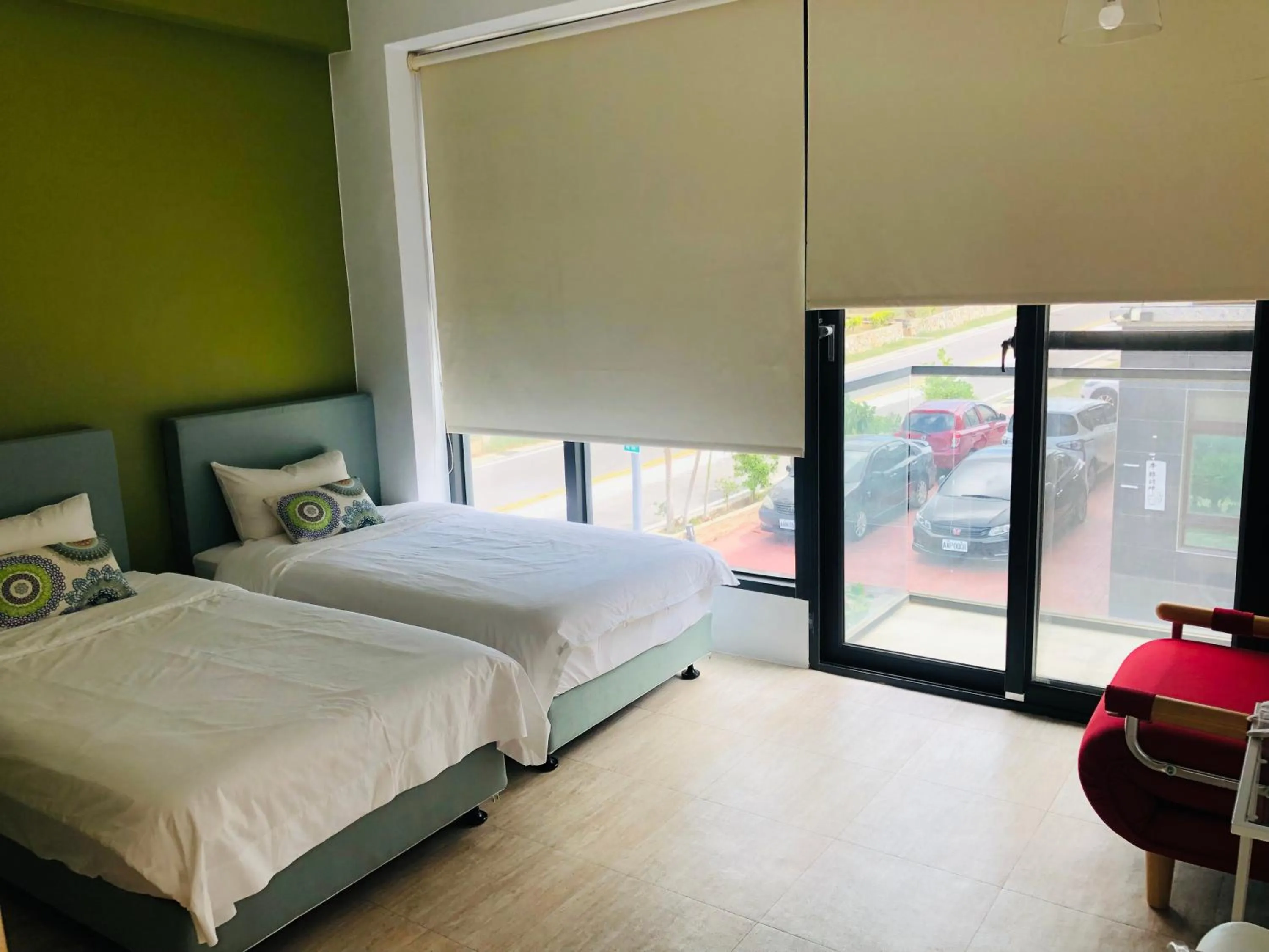 Bed in 依山村驛Yishan Village