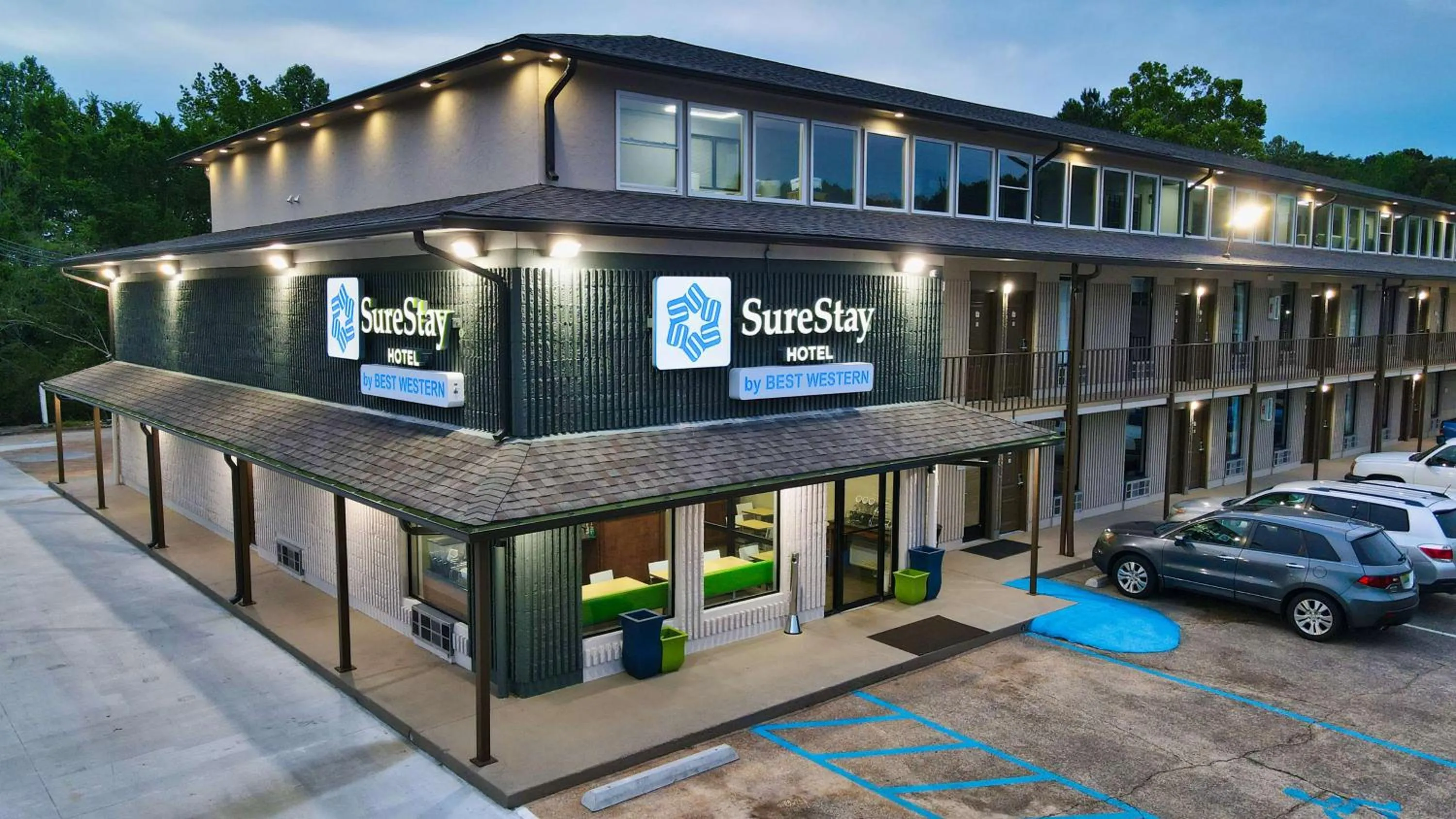 Property building in SureStay Hotel by Best Western Jasper