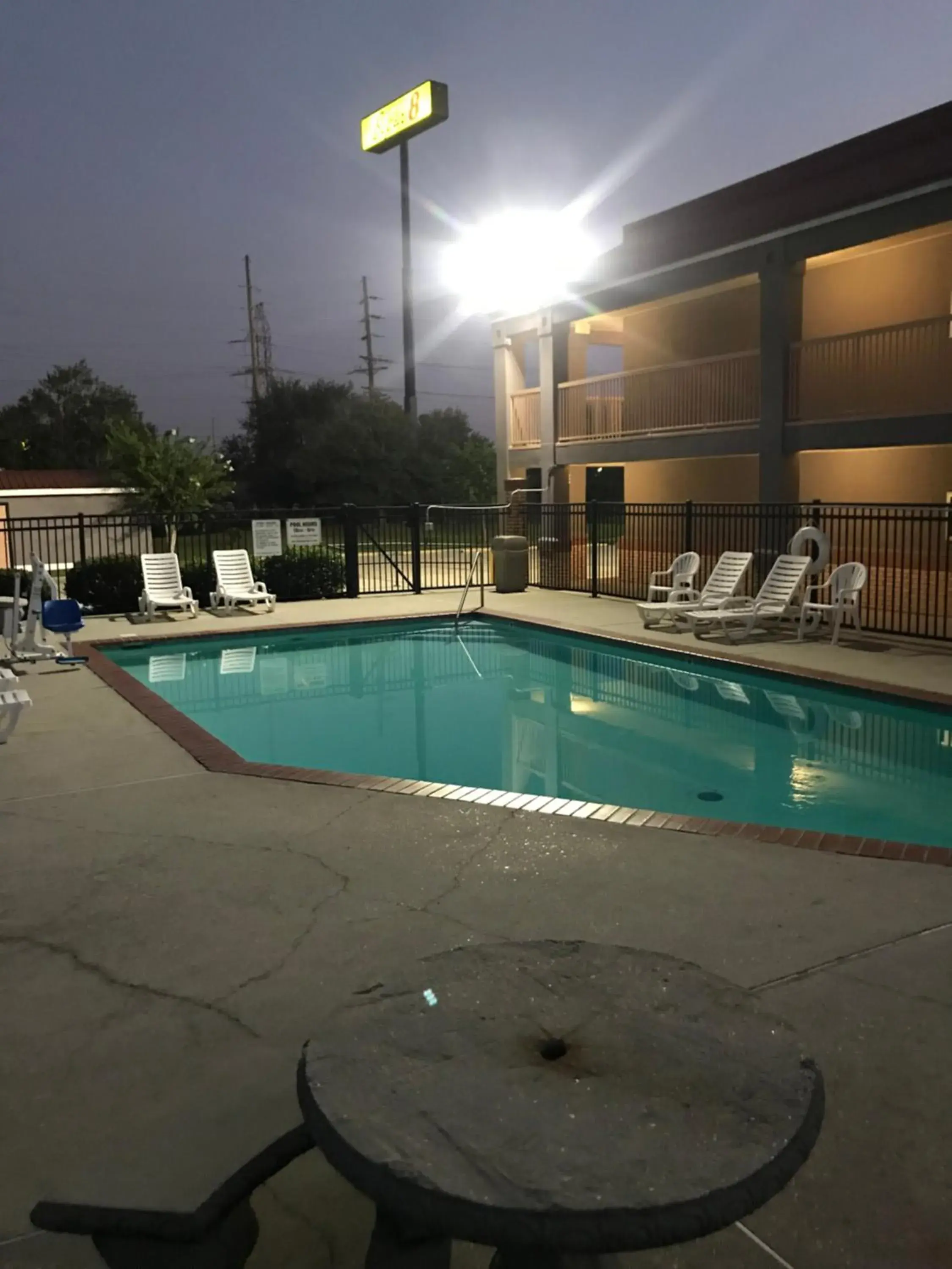 Swimming pool in Super 8 by Wyndham Slidell Swimming pool in Super 8 by Wyndham Slidell
