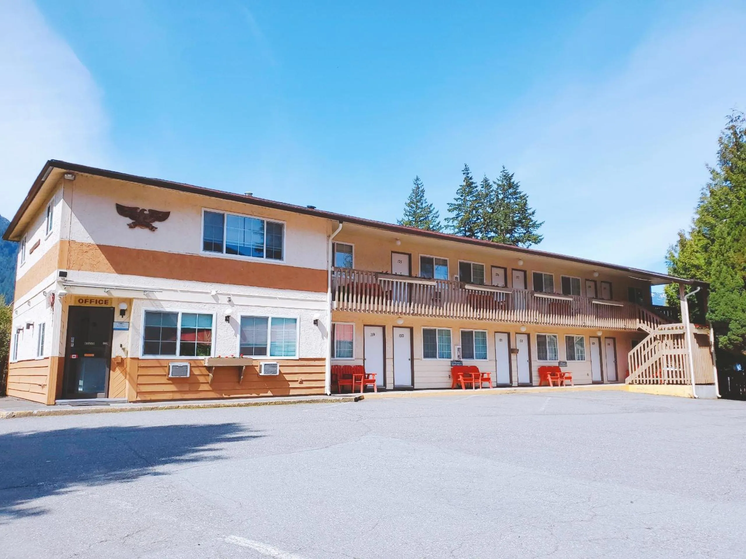 Property building in Red Roof Motor Inn