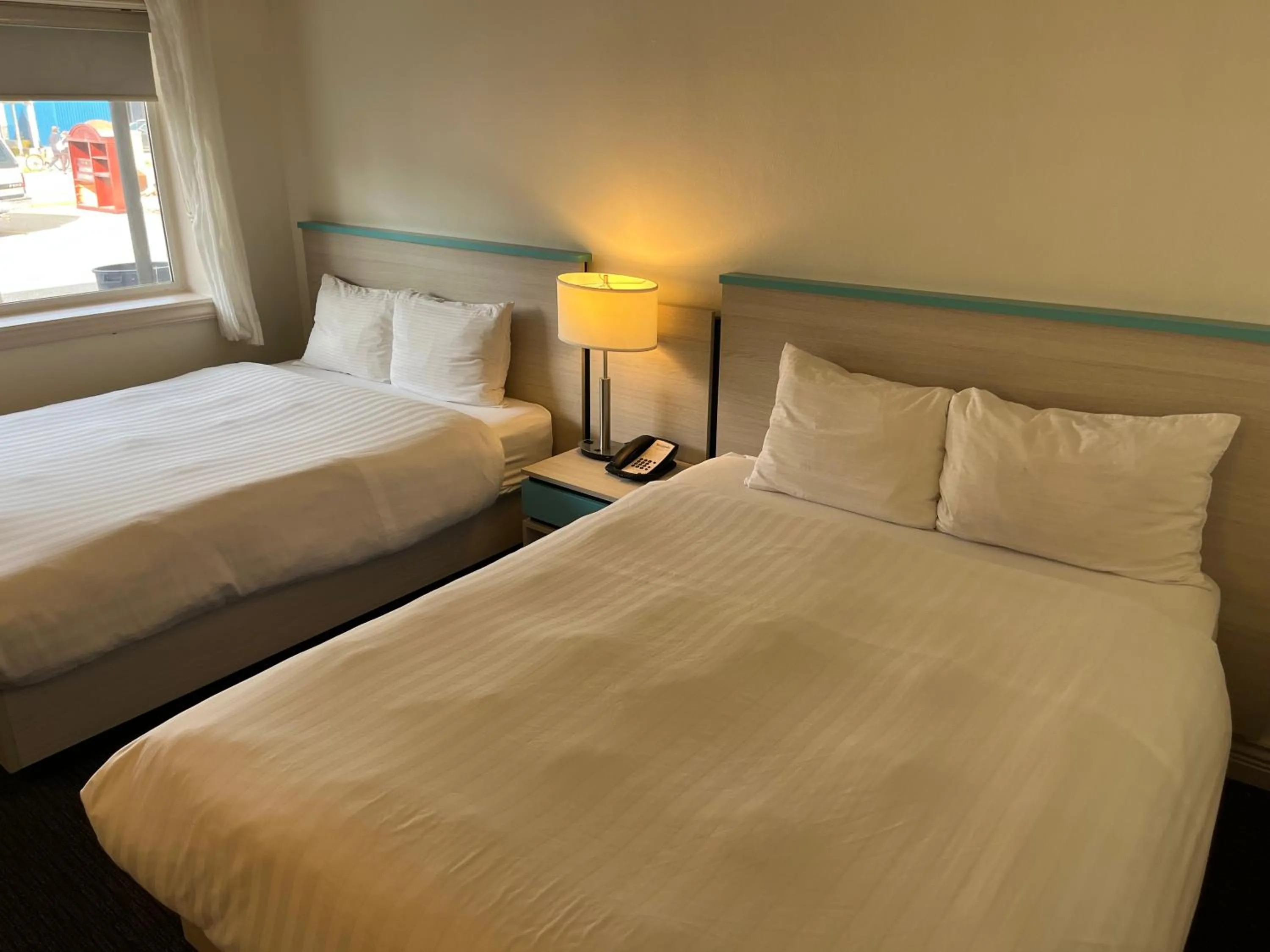 Bed in Revelstoke Lodge