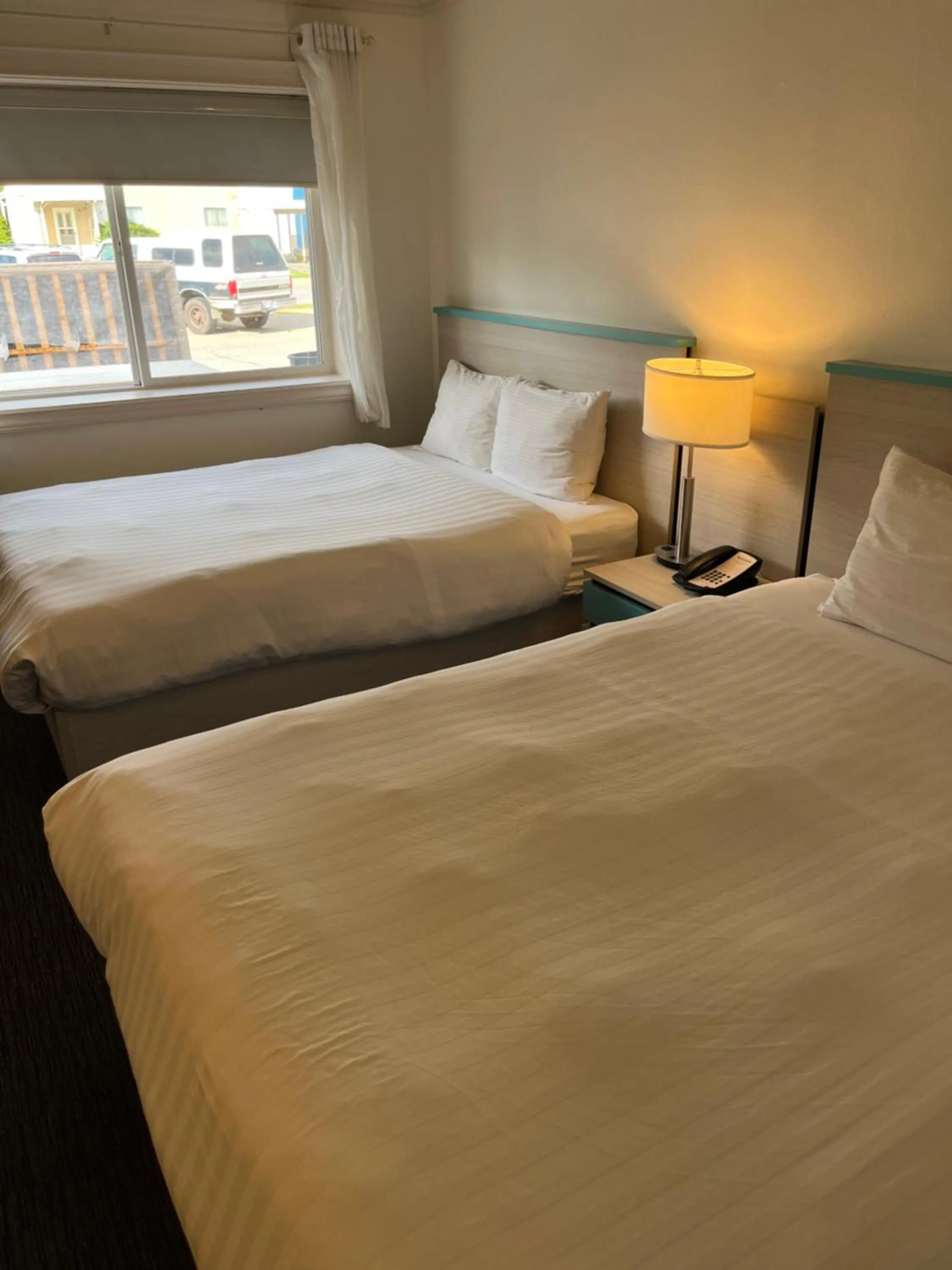 Bed in Revelstoke Lodge