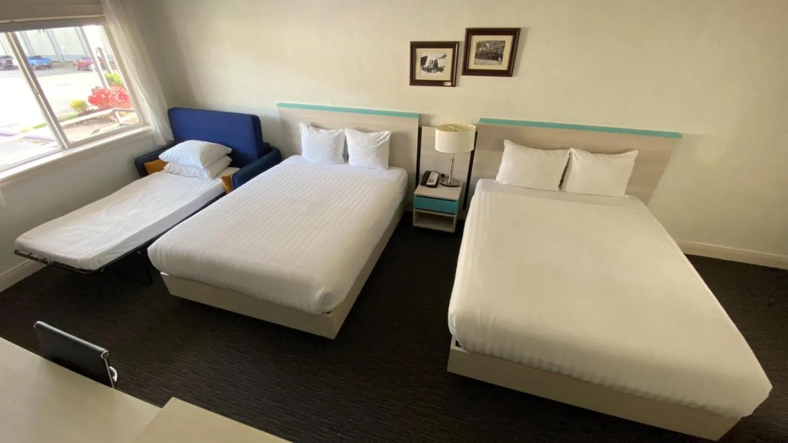 Bed in Revelstoke Lodge