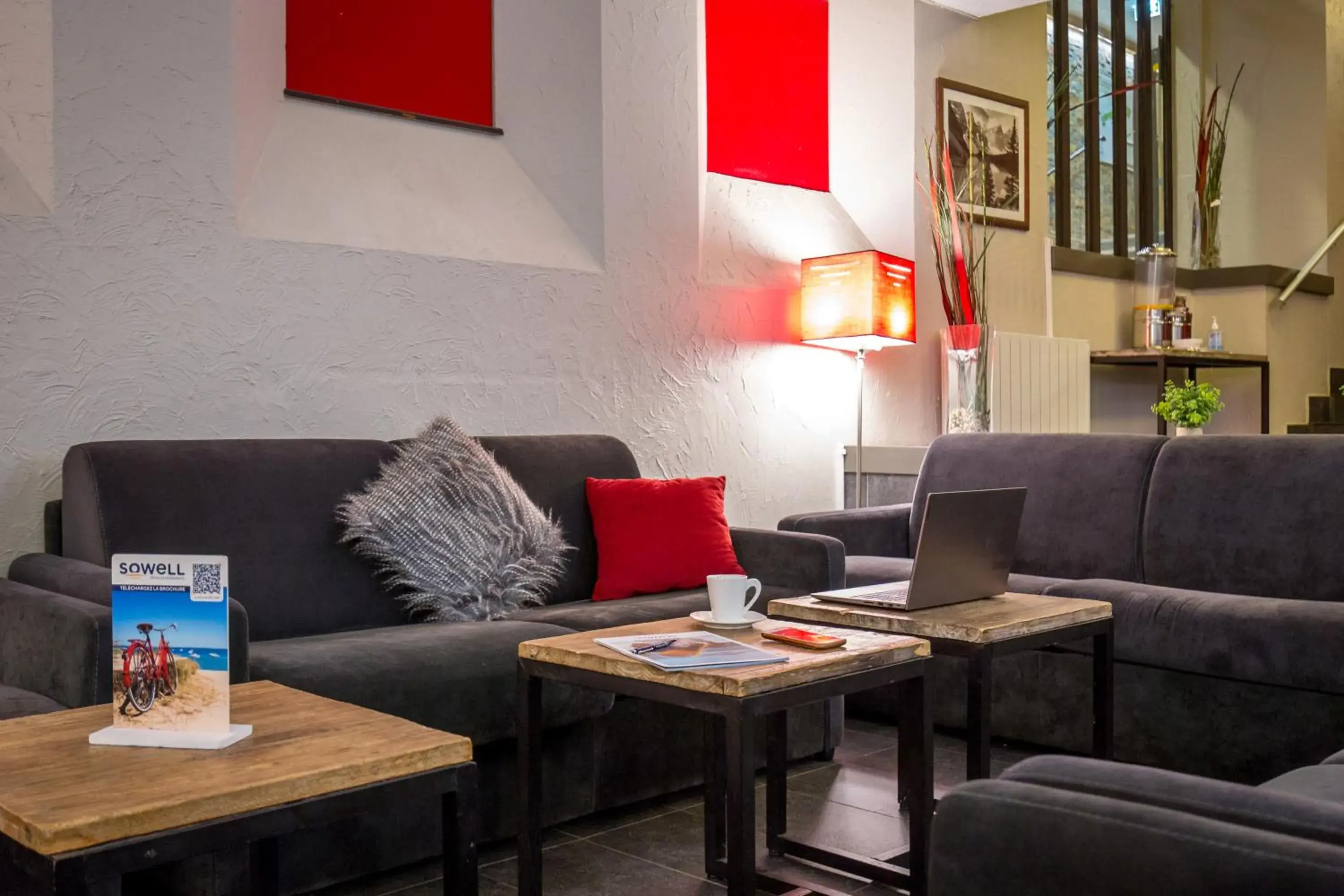 Lobby or reception in SOWELL HOTELS Le Pas du Loup Lobby or reception in SOWELL HOTELS Le Pas du Loup