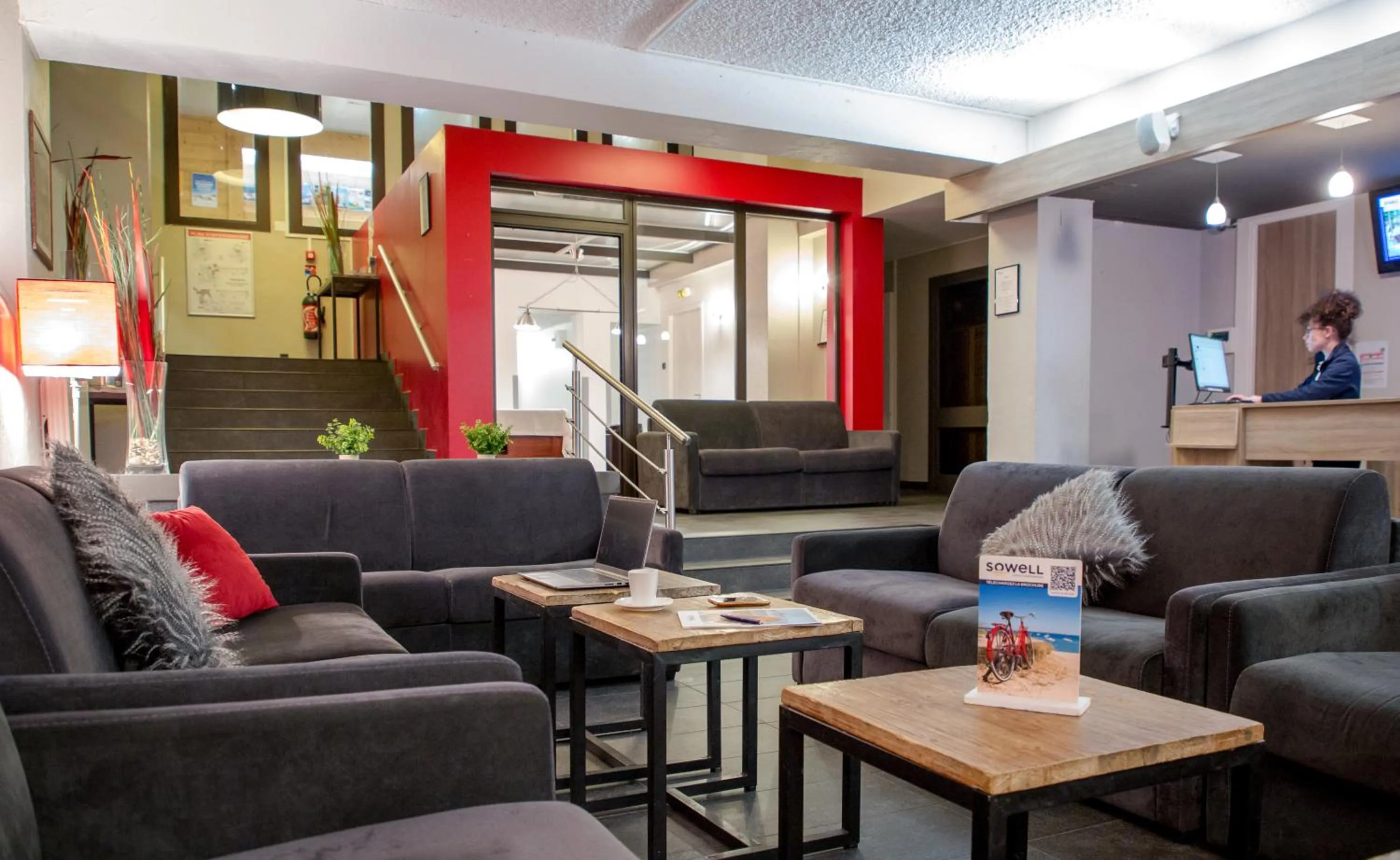 Living room in SOWELL HOTELS Le Pas du Loup