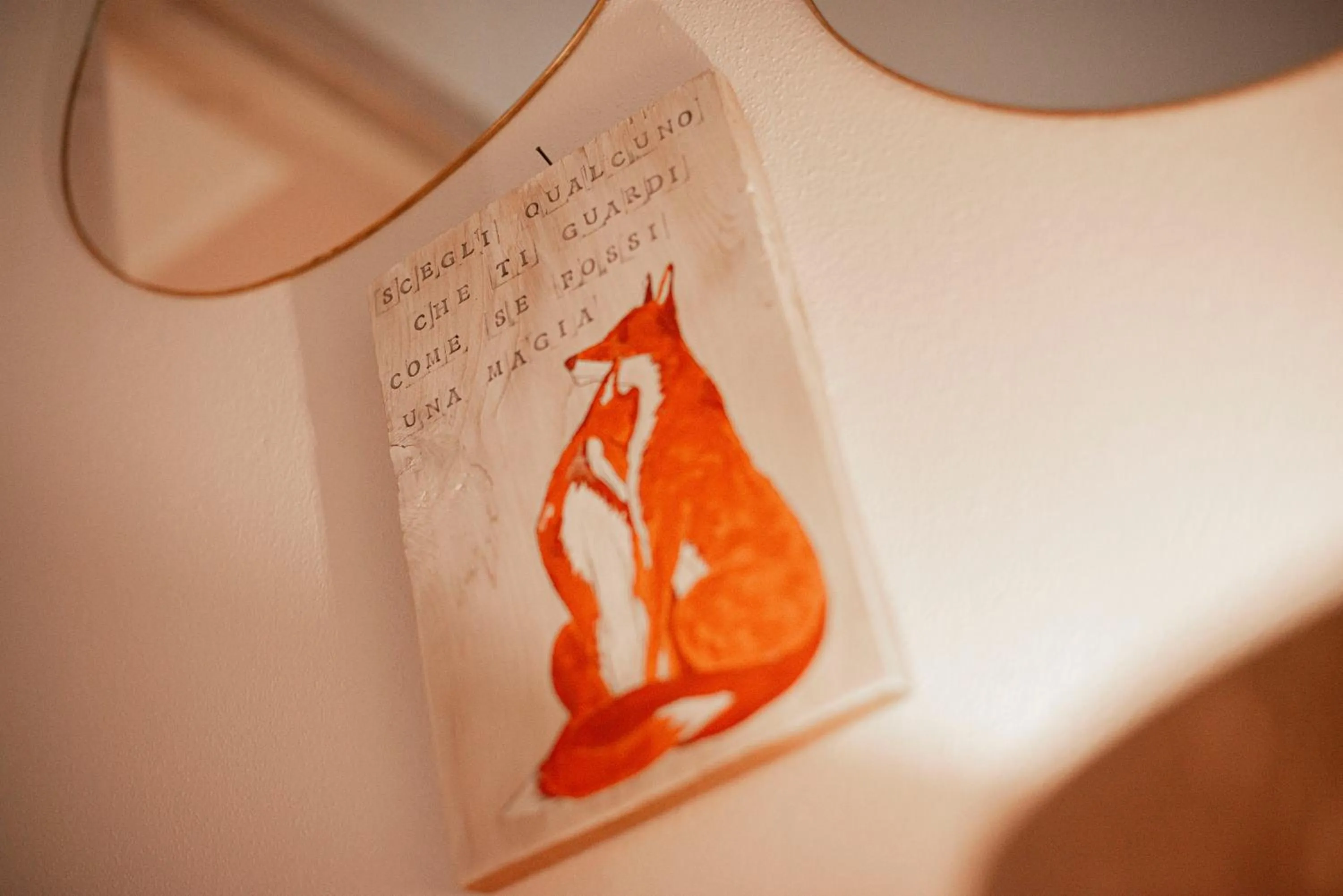 Decorative detail in B&B Botton d'Oro Valle Imagna