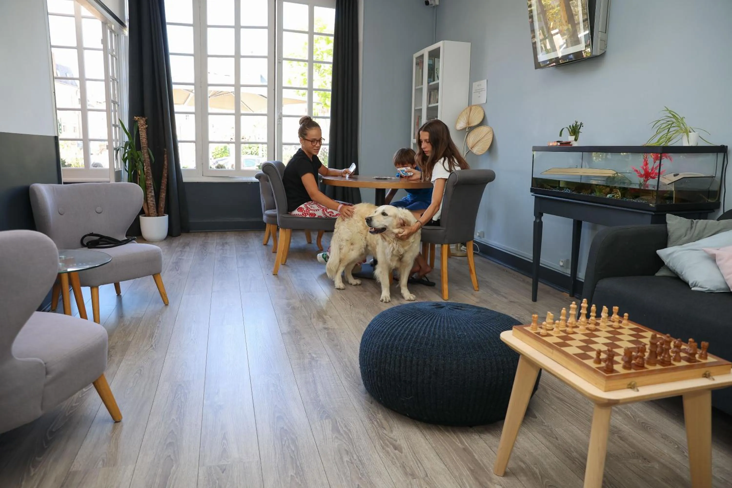 Children play ground in Hôtel La Réserve de Brive