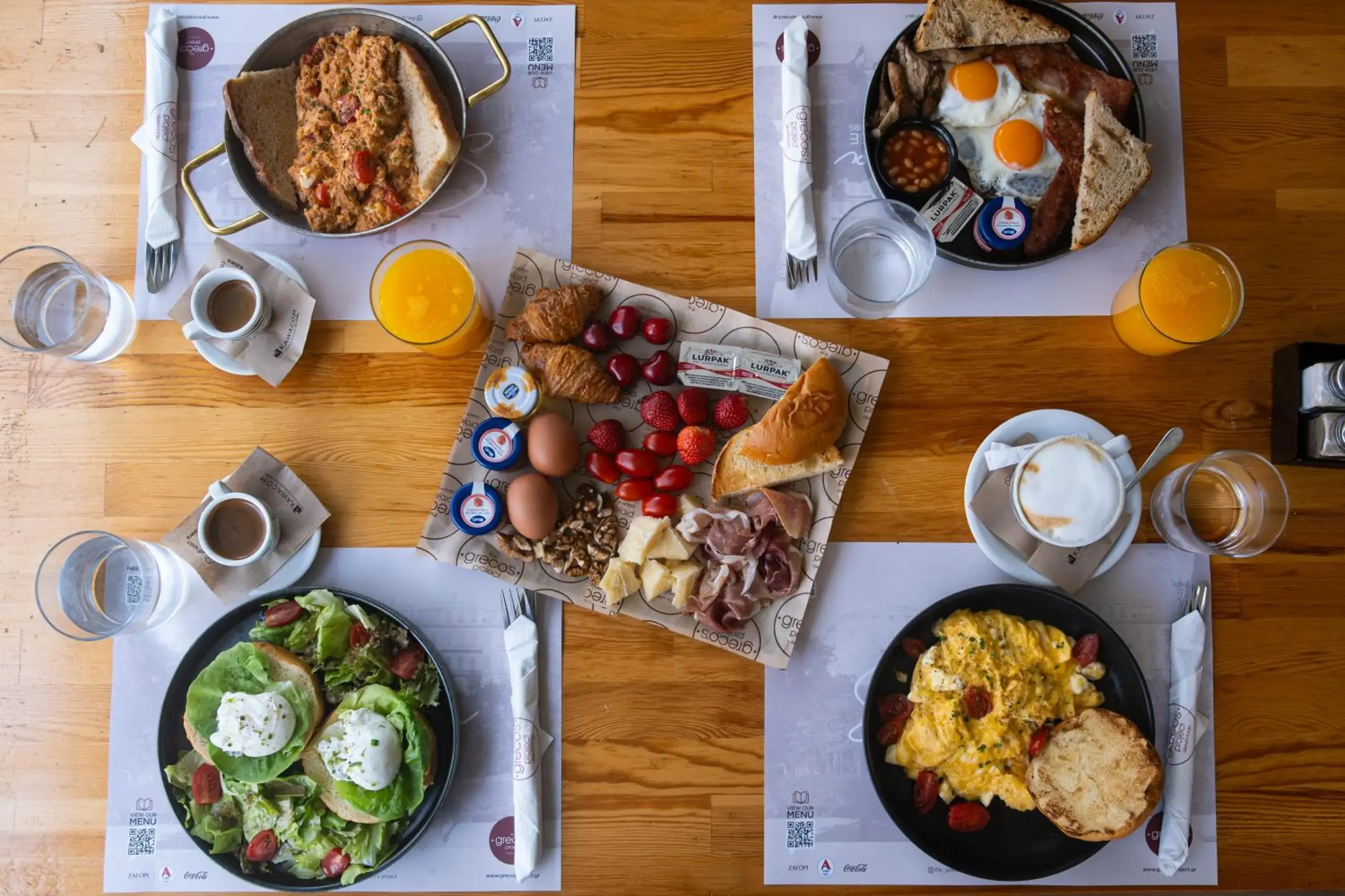 Breakfast in Athenian Foss Breakfast in Athenian Foss