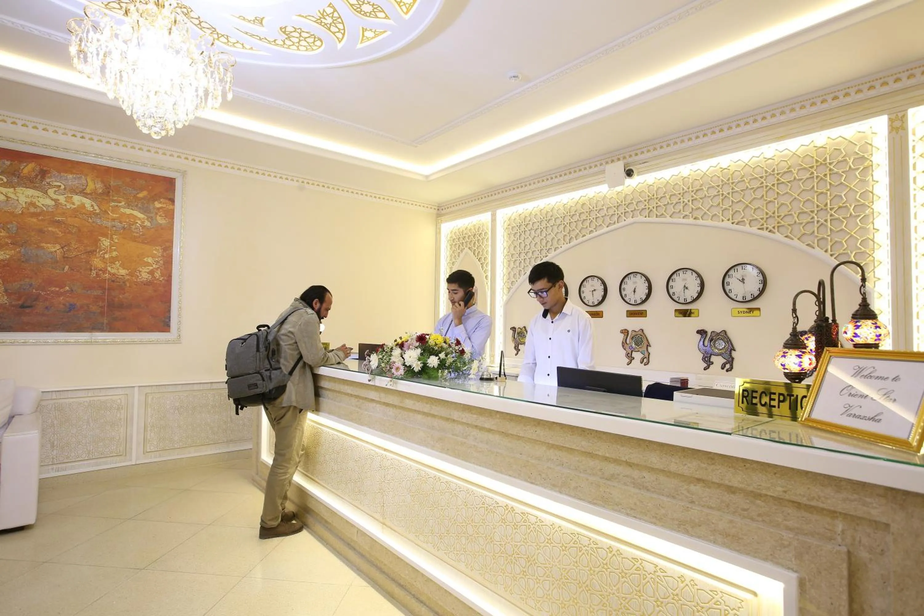 Lobby or reception in Orient Star Varahsha