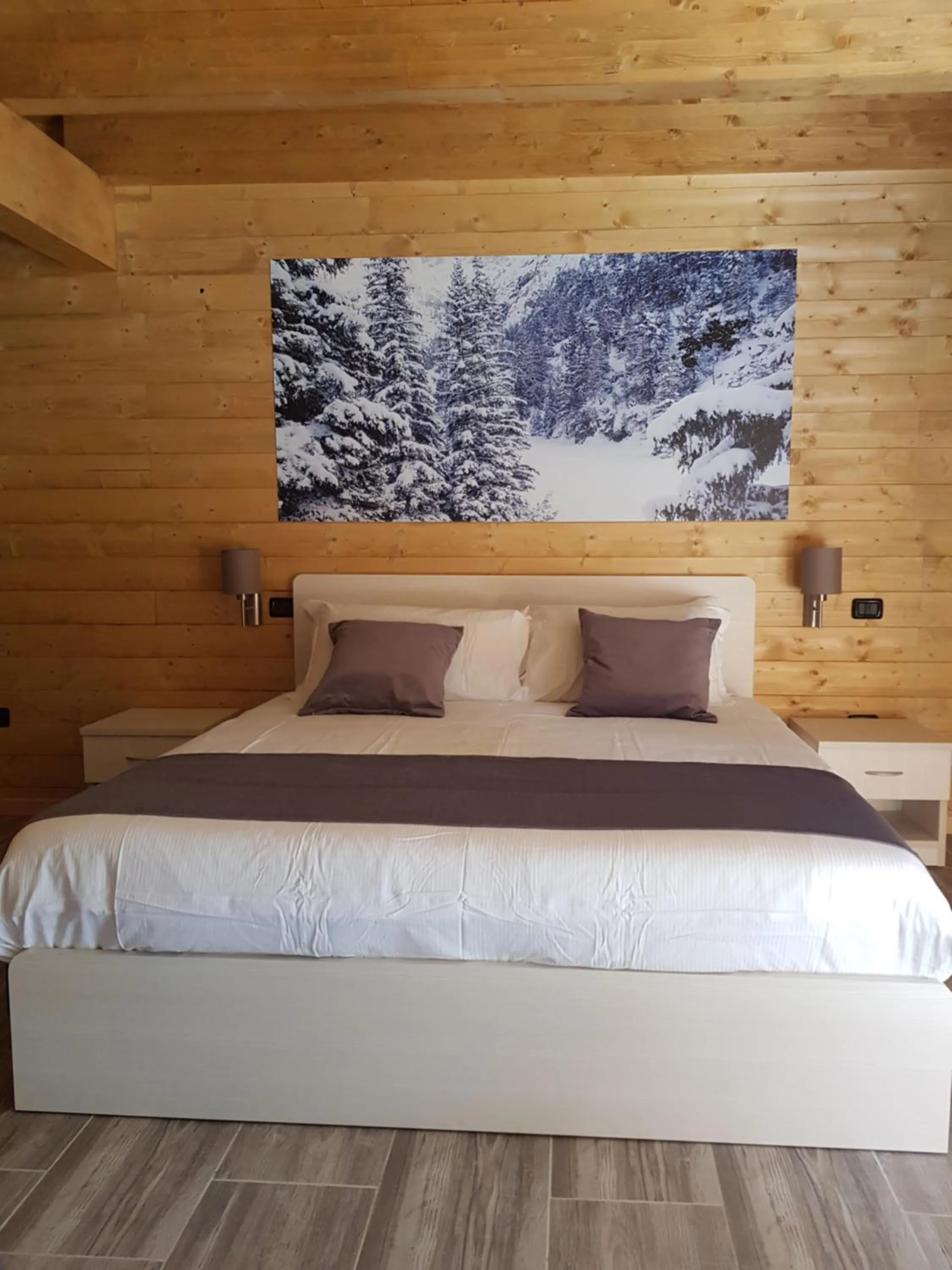 Bed in Lorica Suite Lago