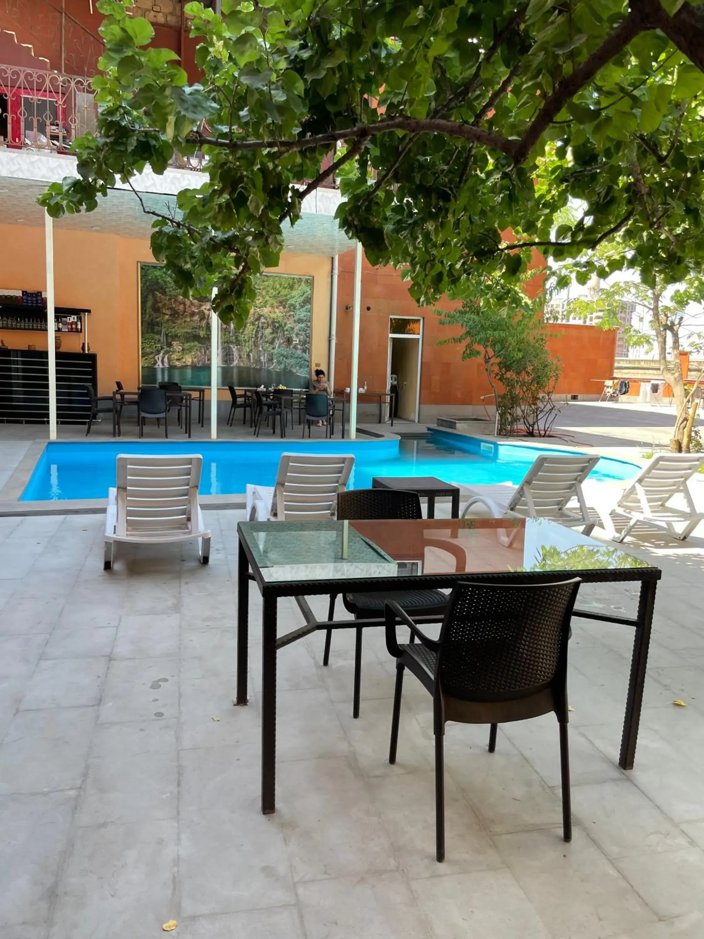 Pool view in Red Hotel Yerevan Center Pool view in Red Hotel Yerevan Center