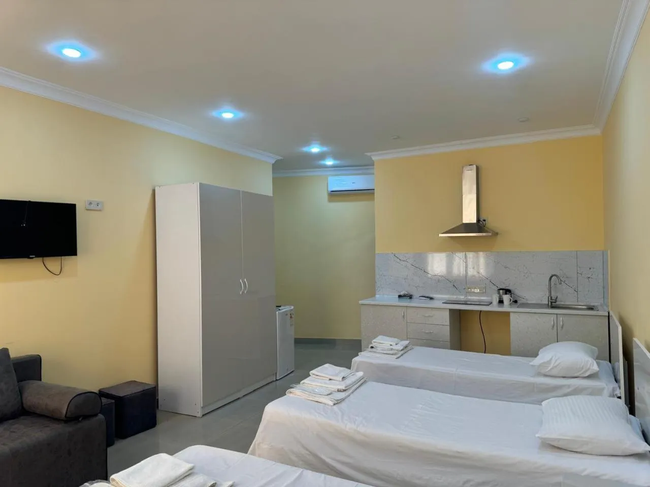 Bed in Red Hotel Yerevan Center