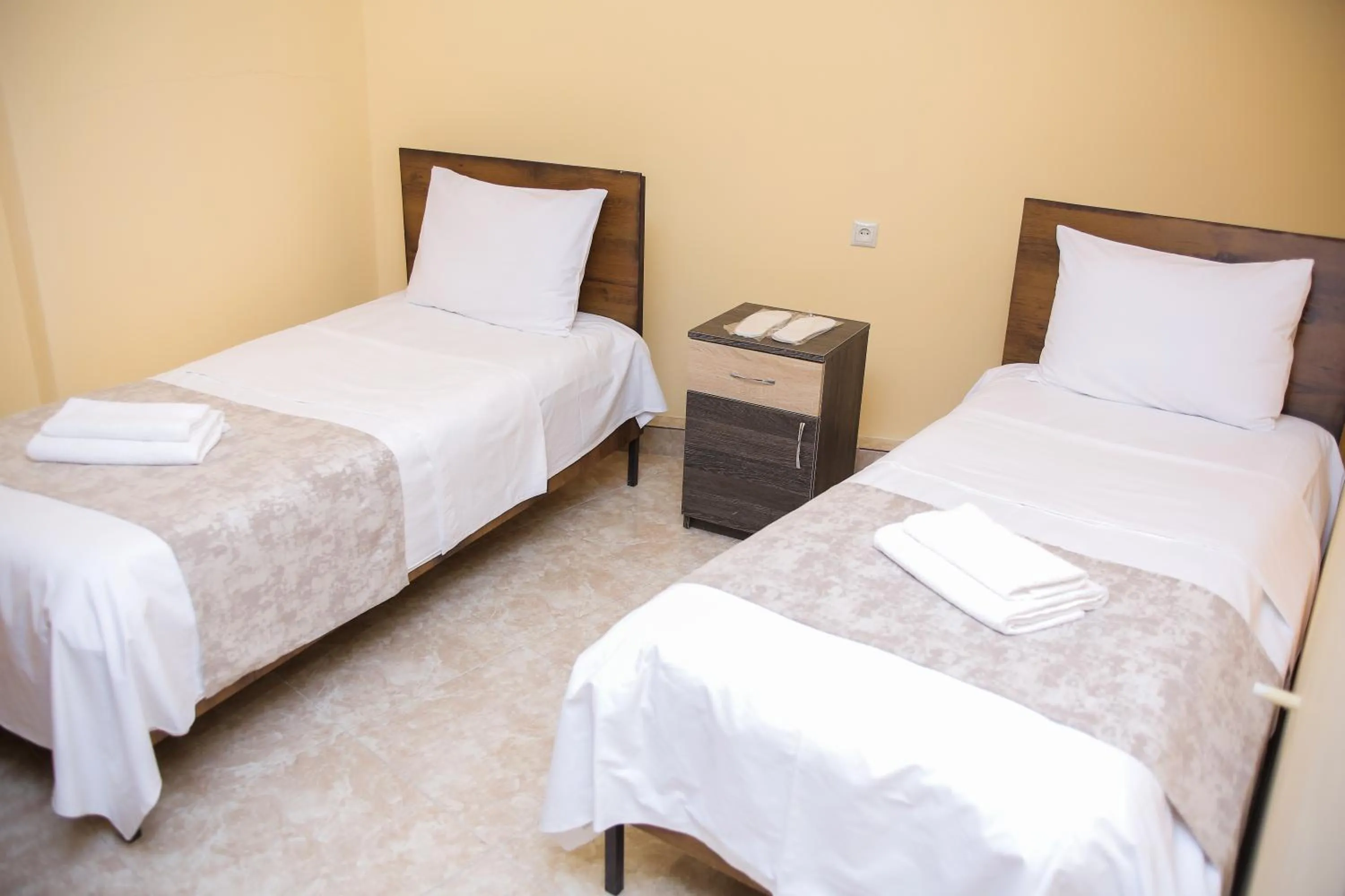 Bed in Red Hotel Yerevan Center