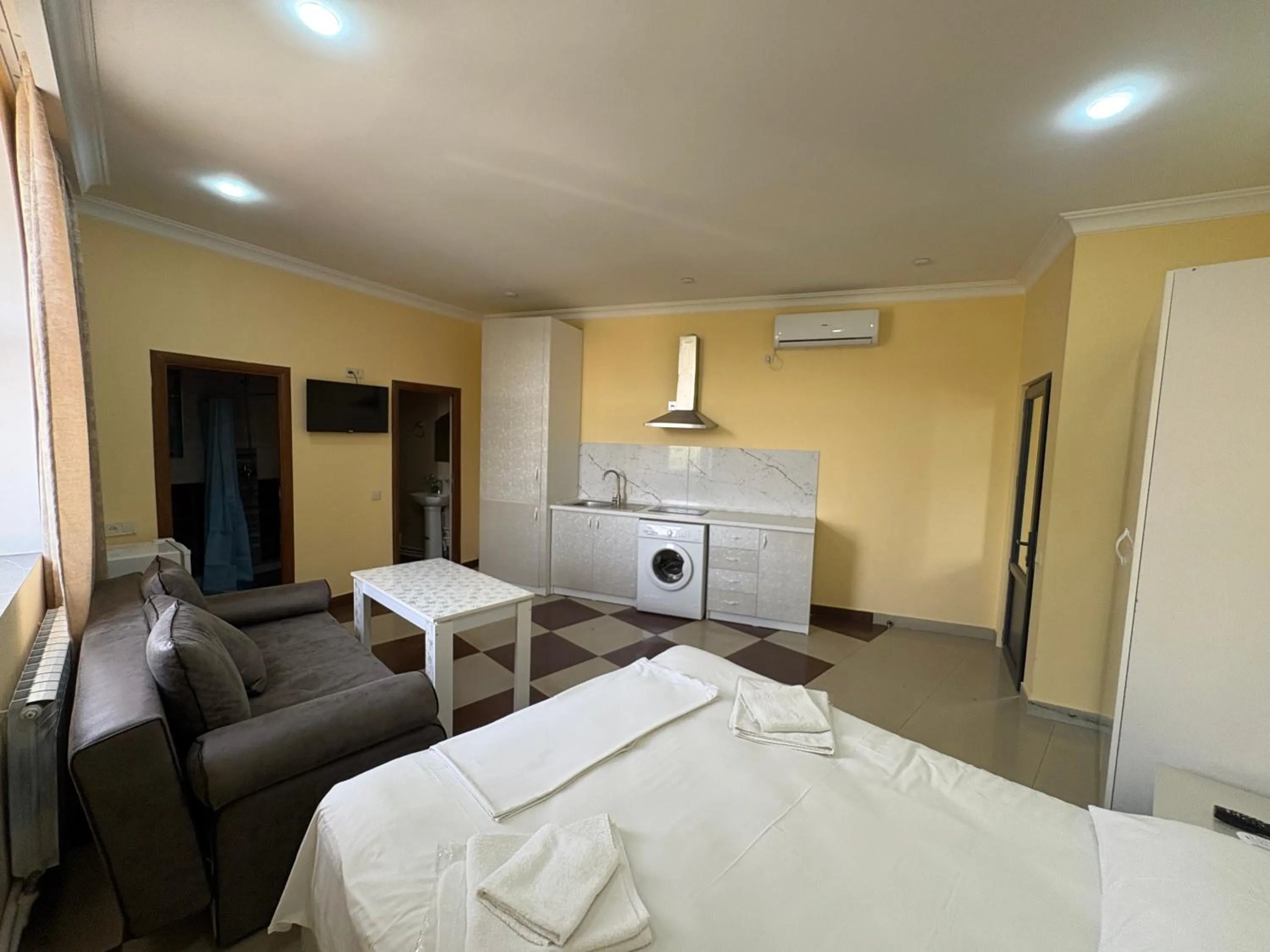 Bed in Red Hotel Yerevan Center