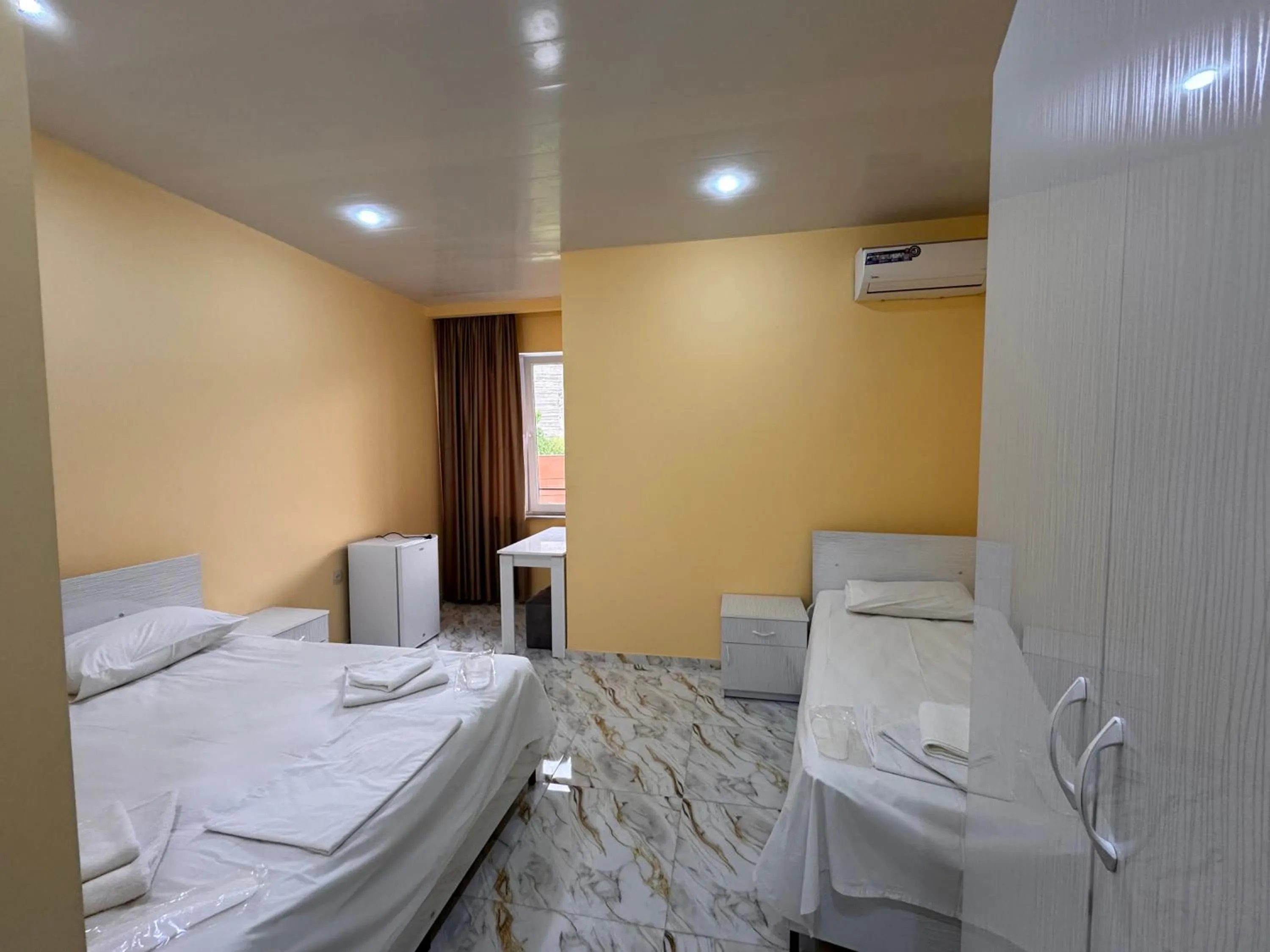 Bed in Red Hotel Yerevan Center