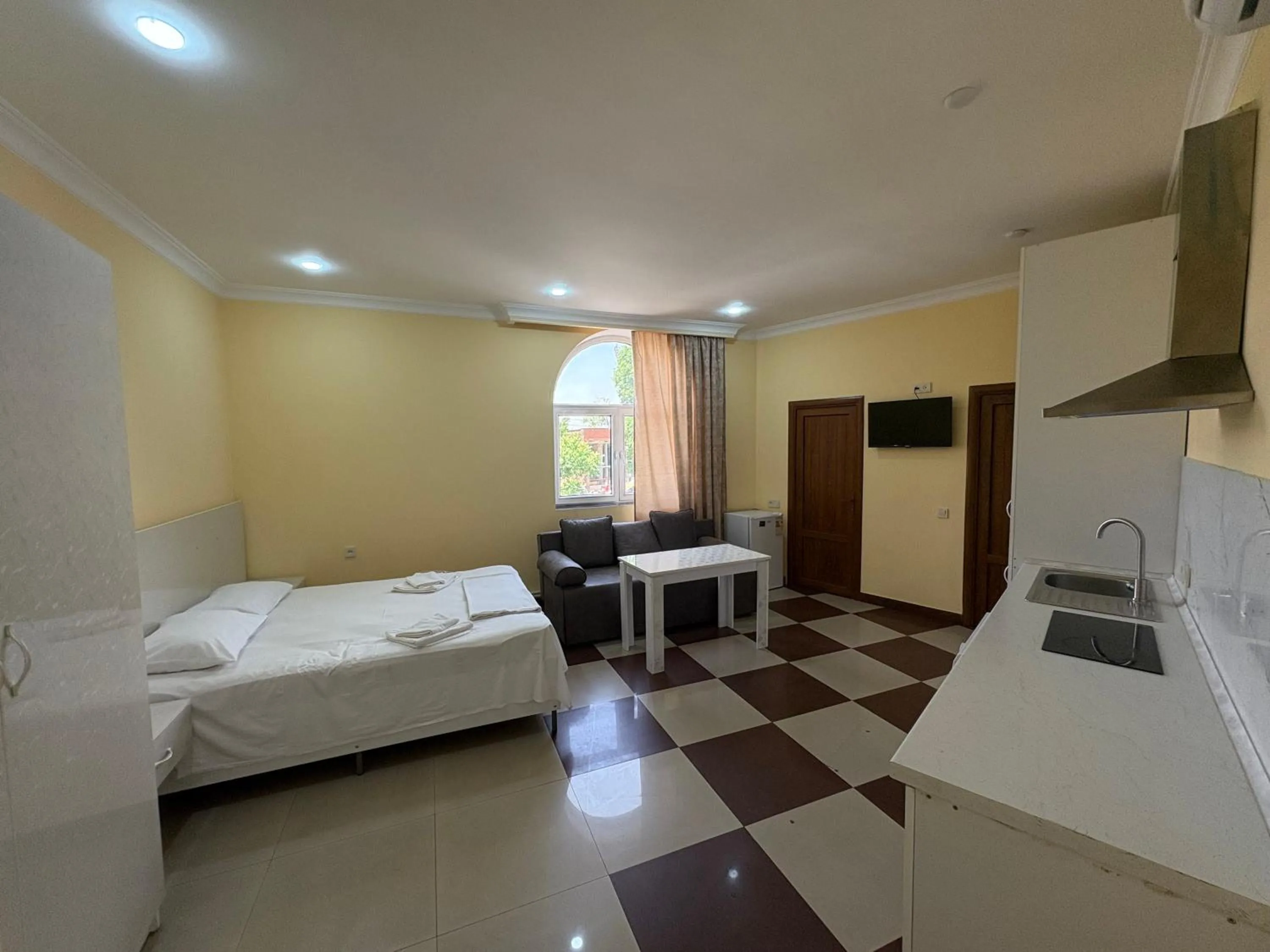 Bed in Red Hotel Yerevan Center