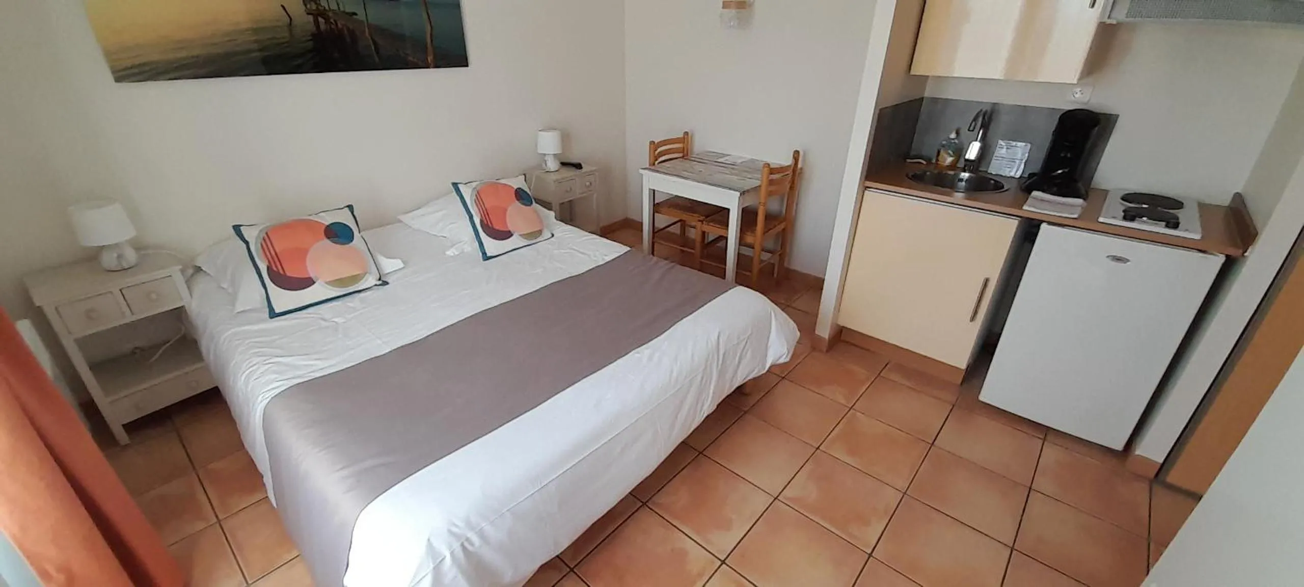 Bed in Hôtel des Vignes - Juliénas