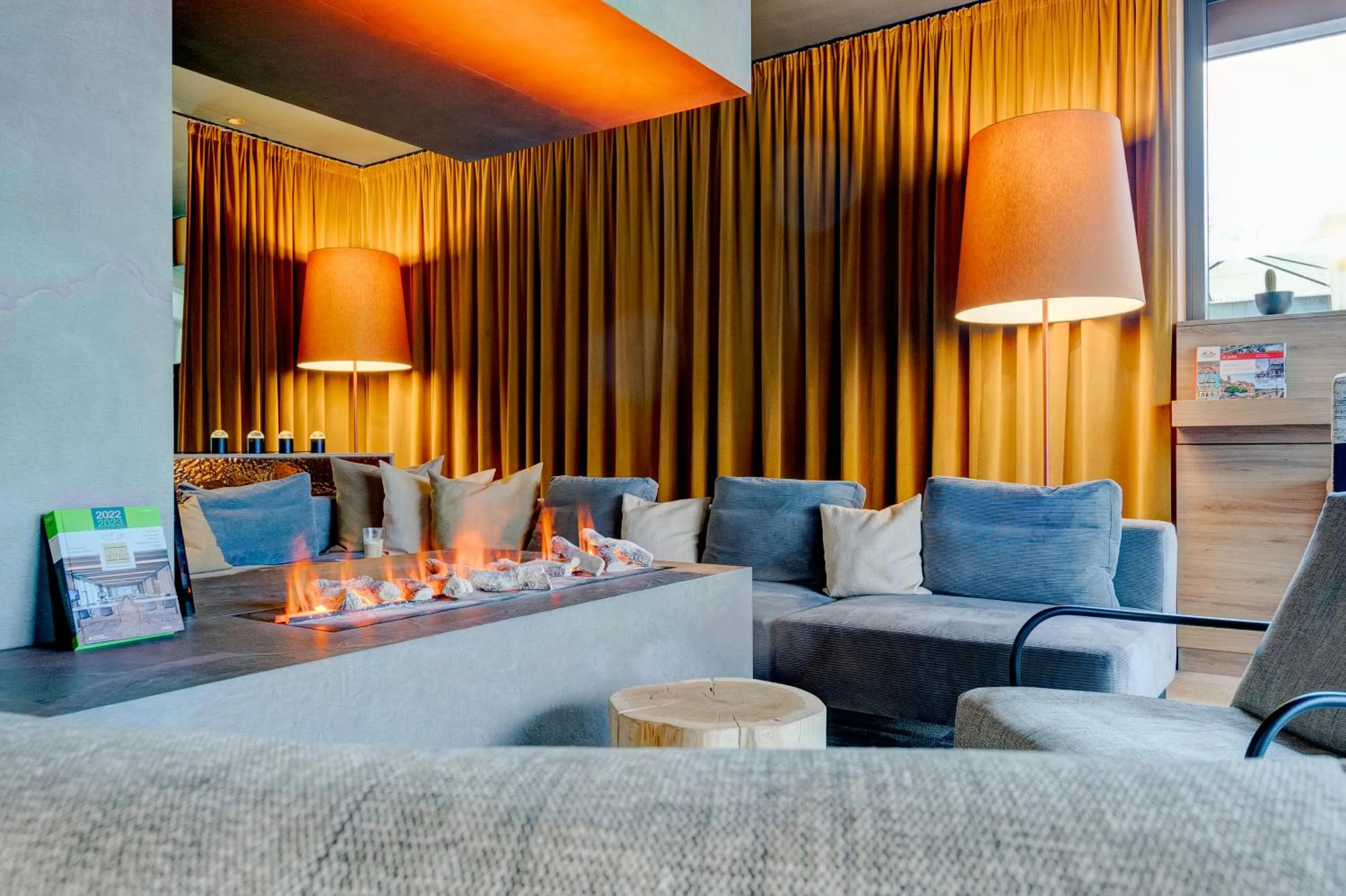 Lobby or reception, Bed in hôtel villa raab