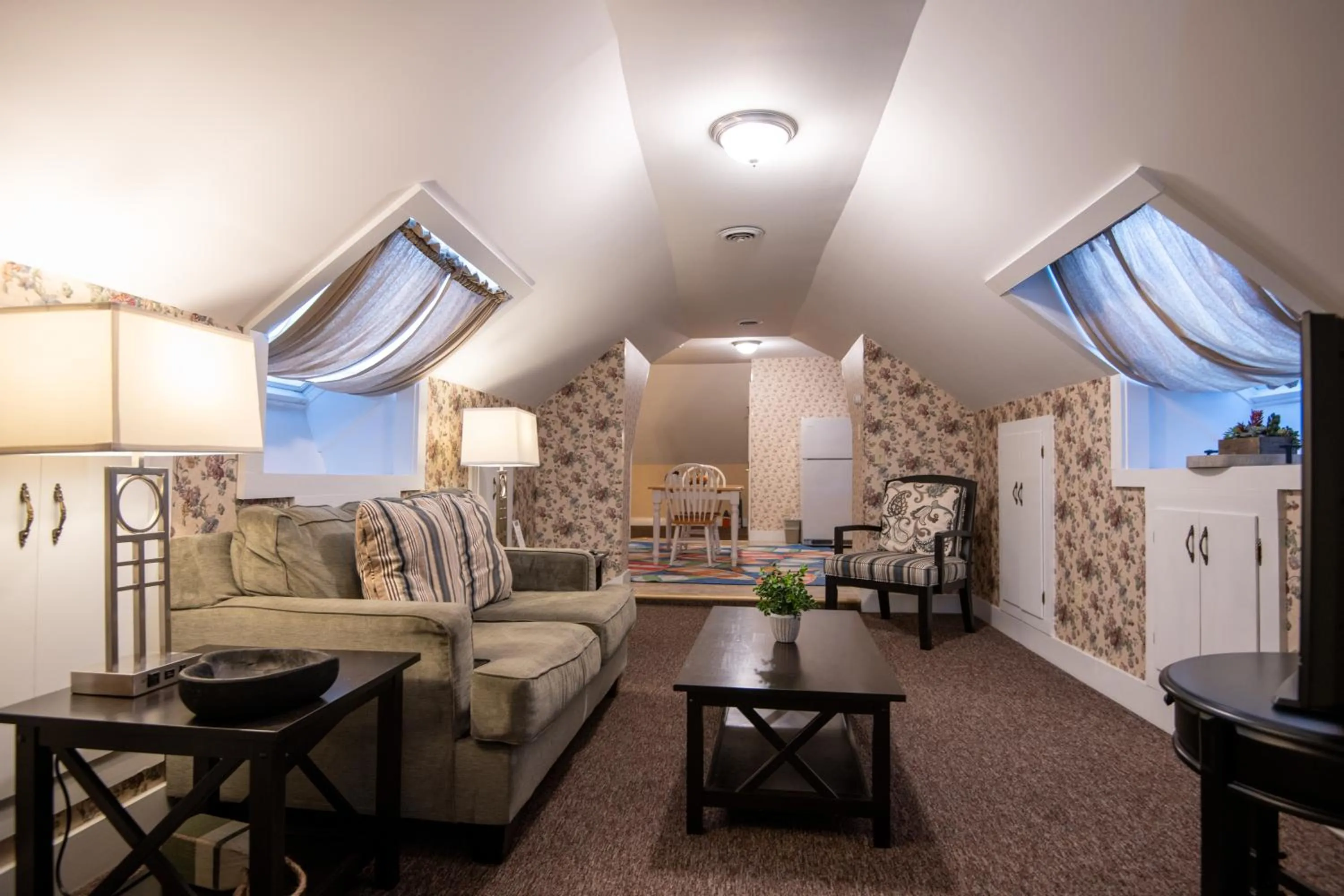 Living room in Bar Harbor Manor
