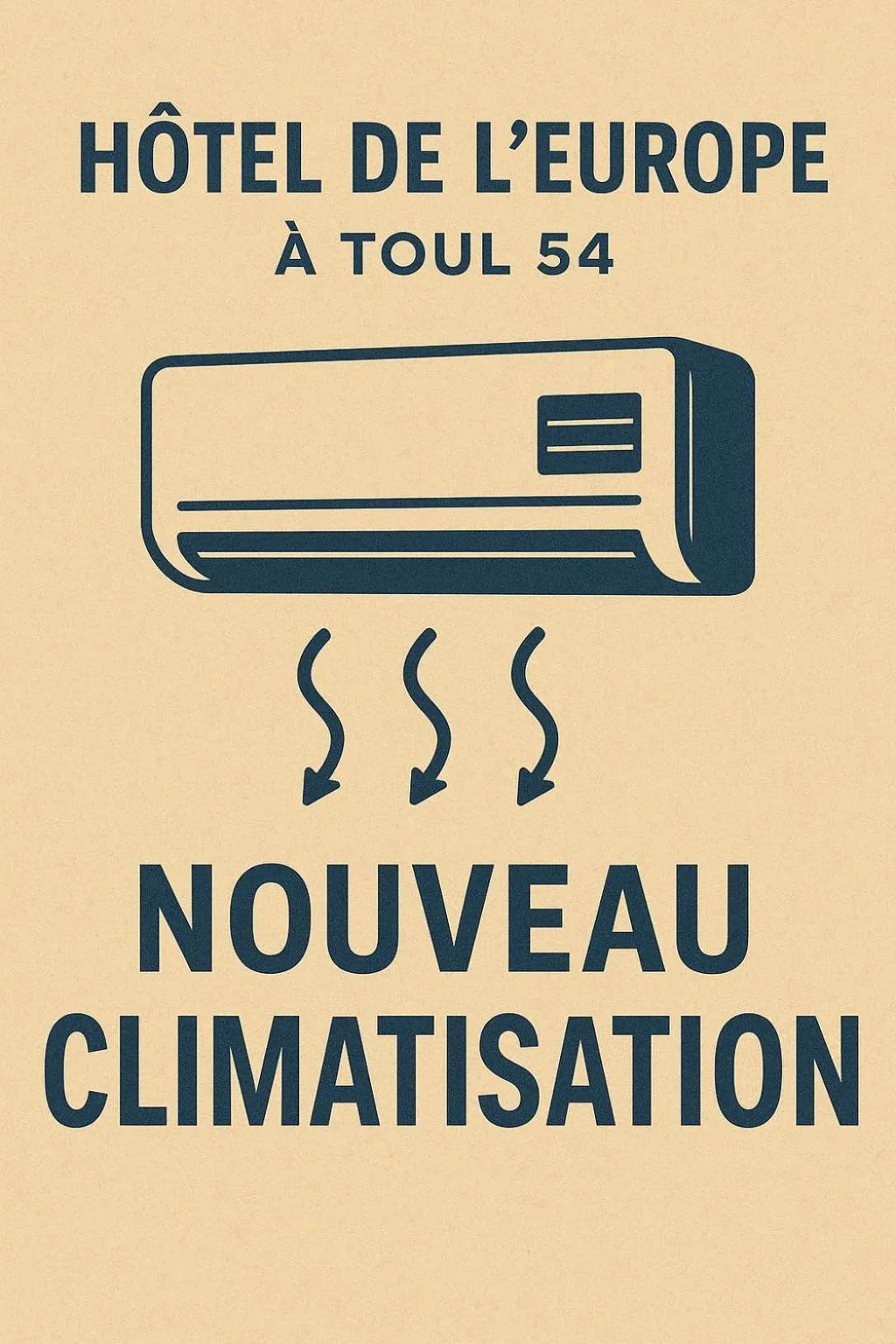 air conditioner in Hotel De L'Europe