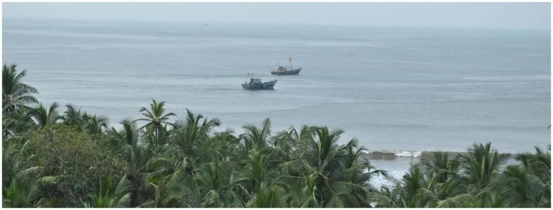 Sea view in Sea Winds Hotel, Guhagar