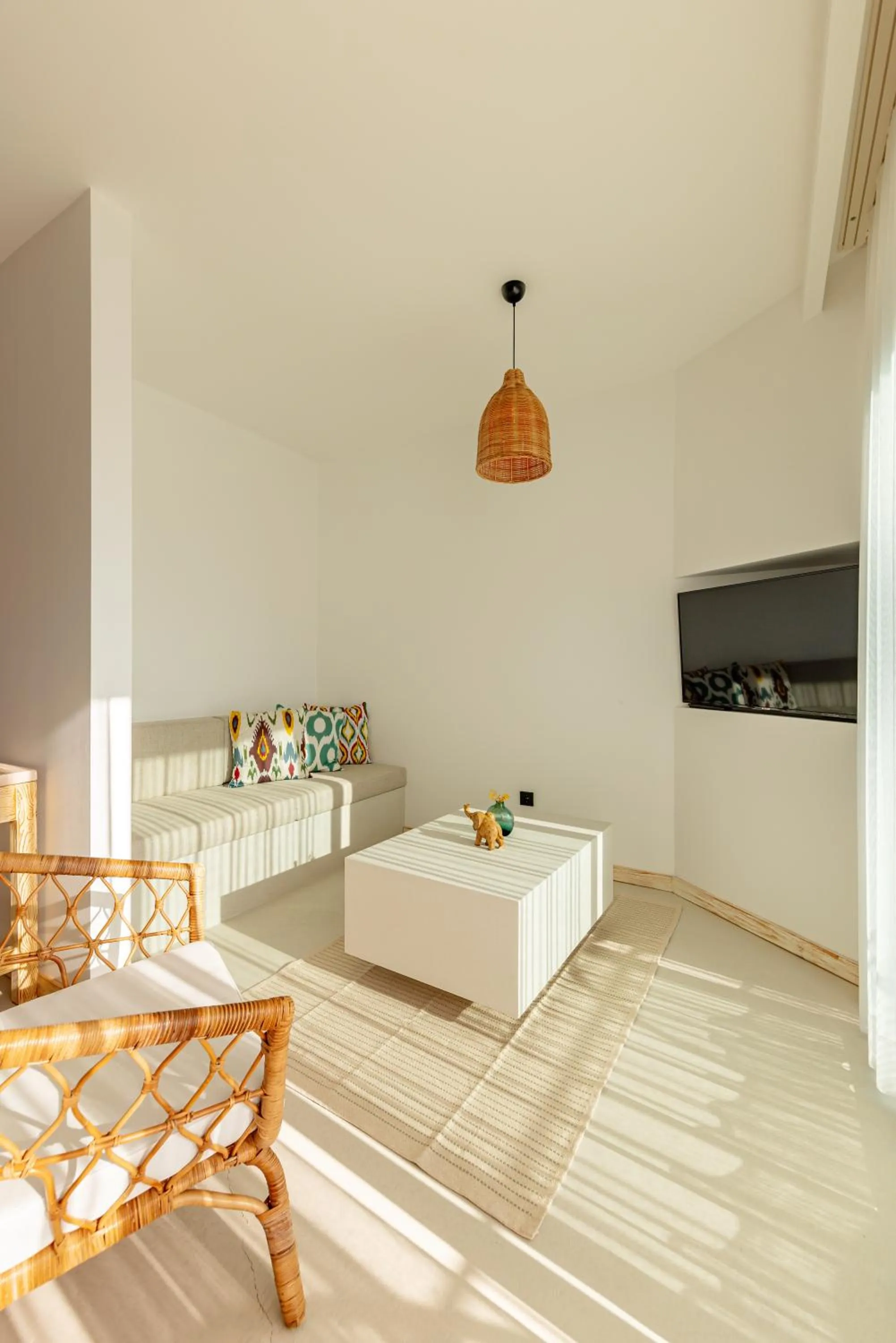 Seating area in Carruba Boutique Hotel