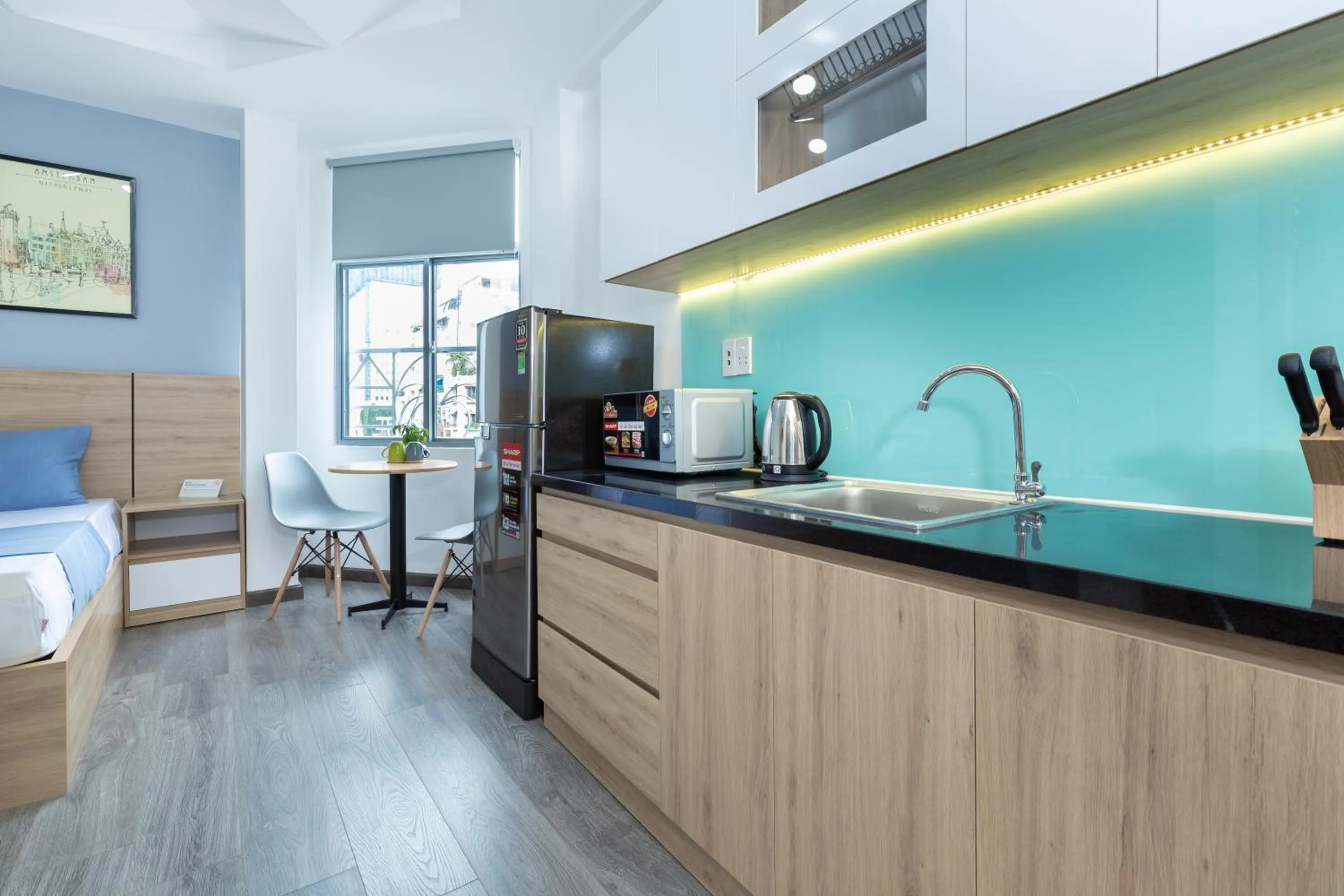 Kitchen or kitchenette in Cozrum Homes Citi Town