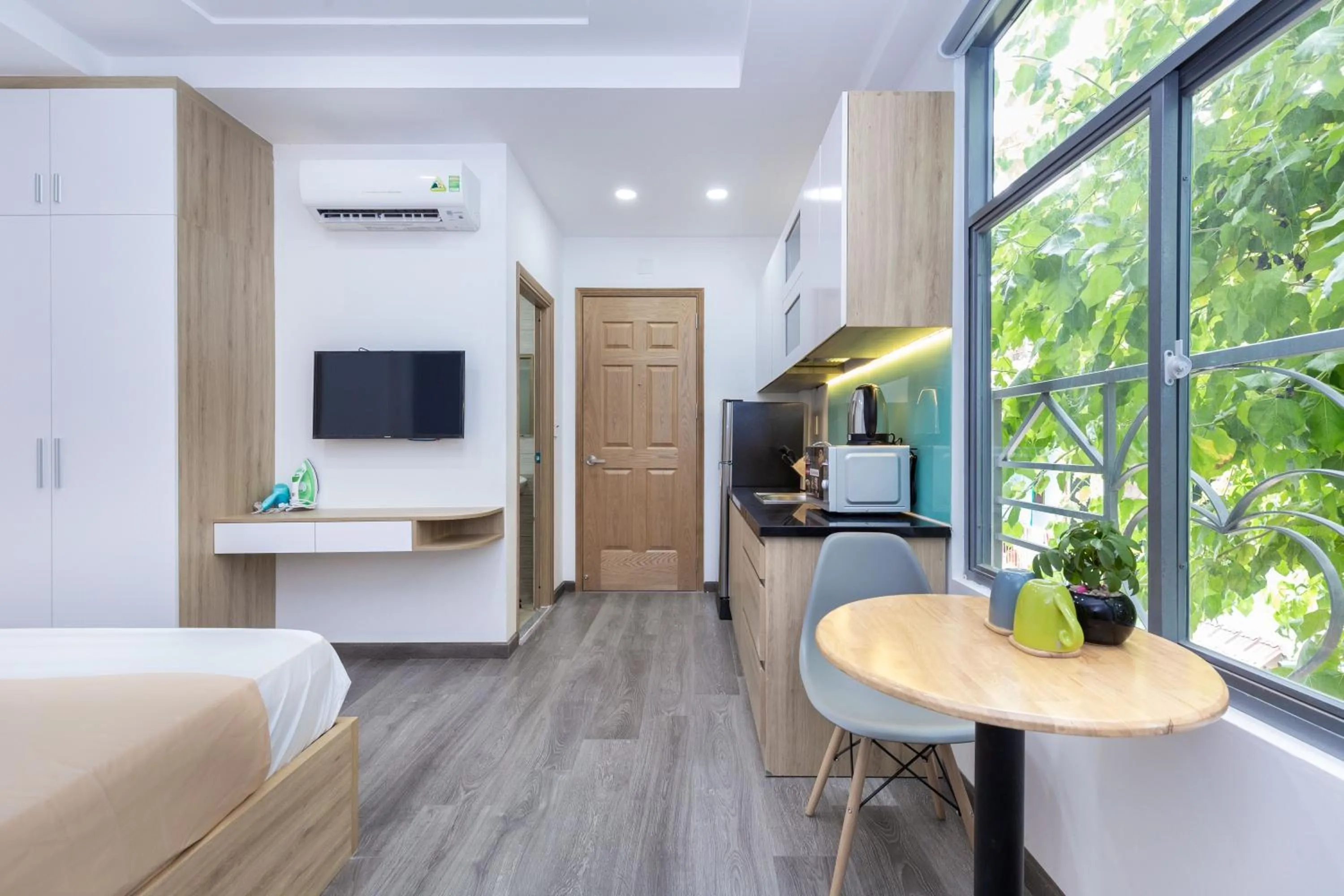 Living room, Bed in Cozrum Homes Citi Town