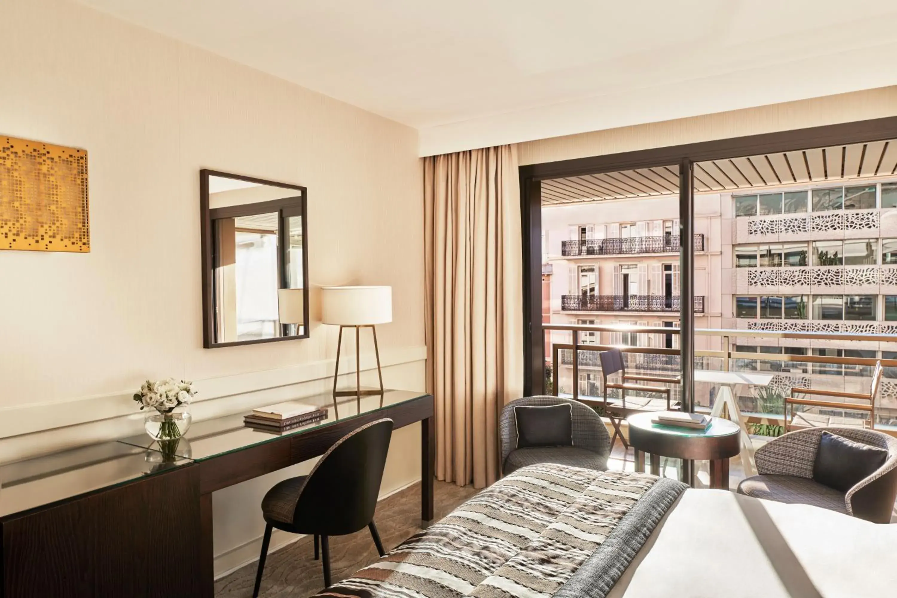 Bedroom in Hôtel Barrière Le Gray d'Albion Bedroom in Hôtel Barrière Le Gray d'Albion