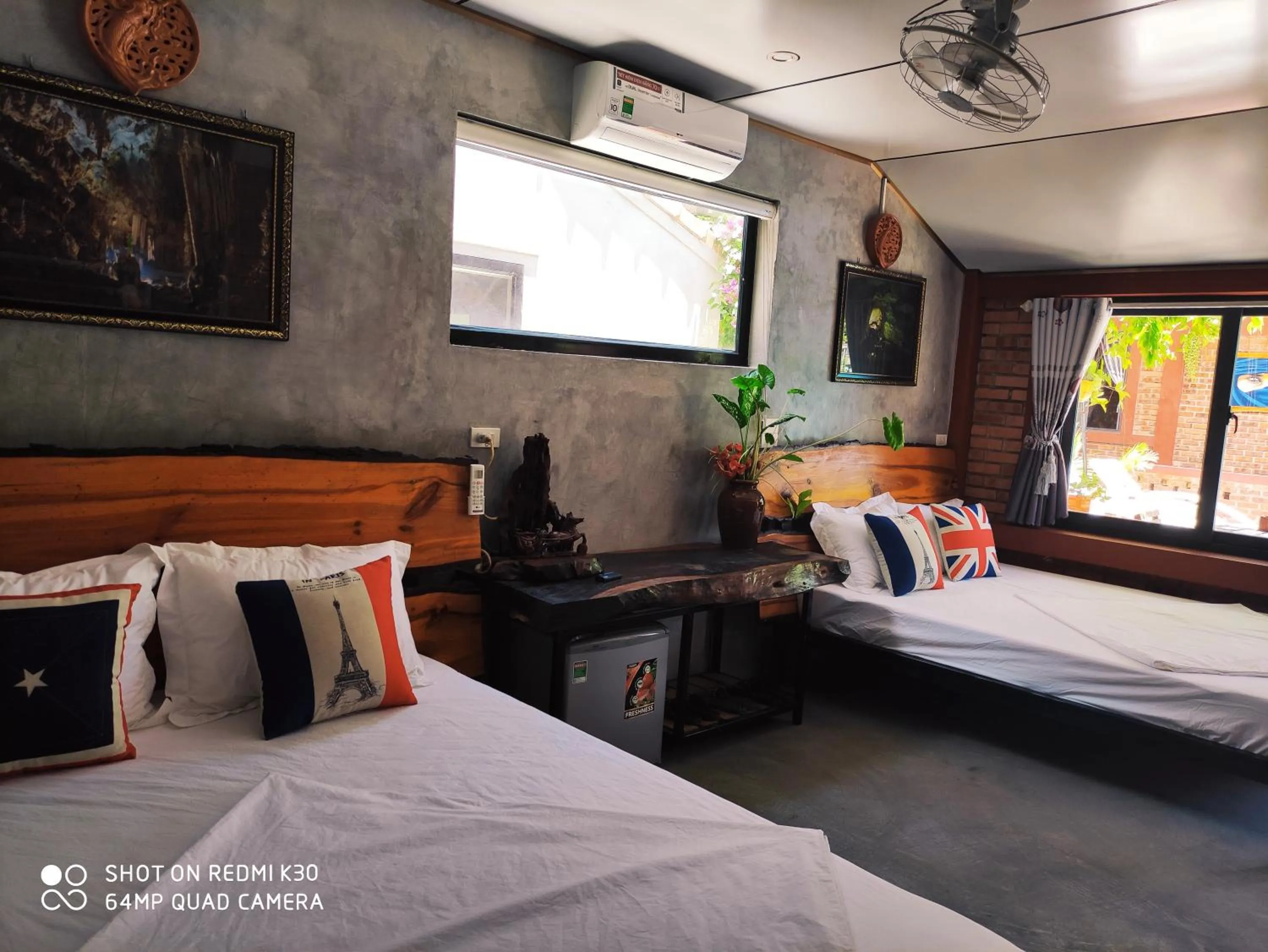 Bed in Vu's Homestay