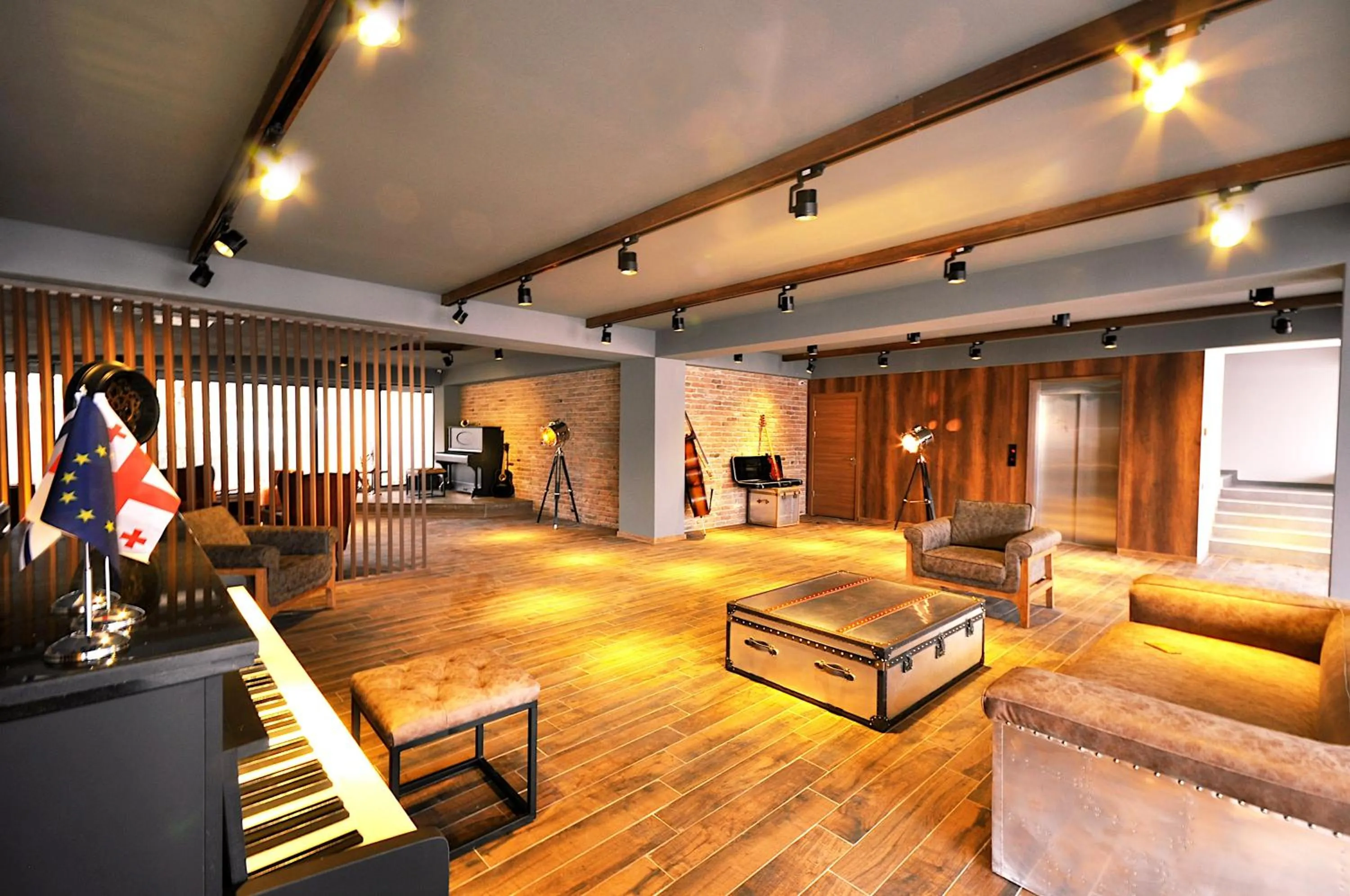 Living room in Jazz Hotel