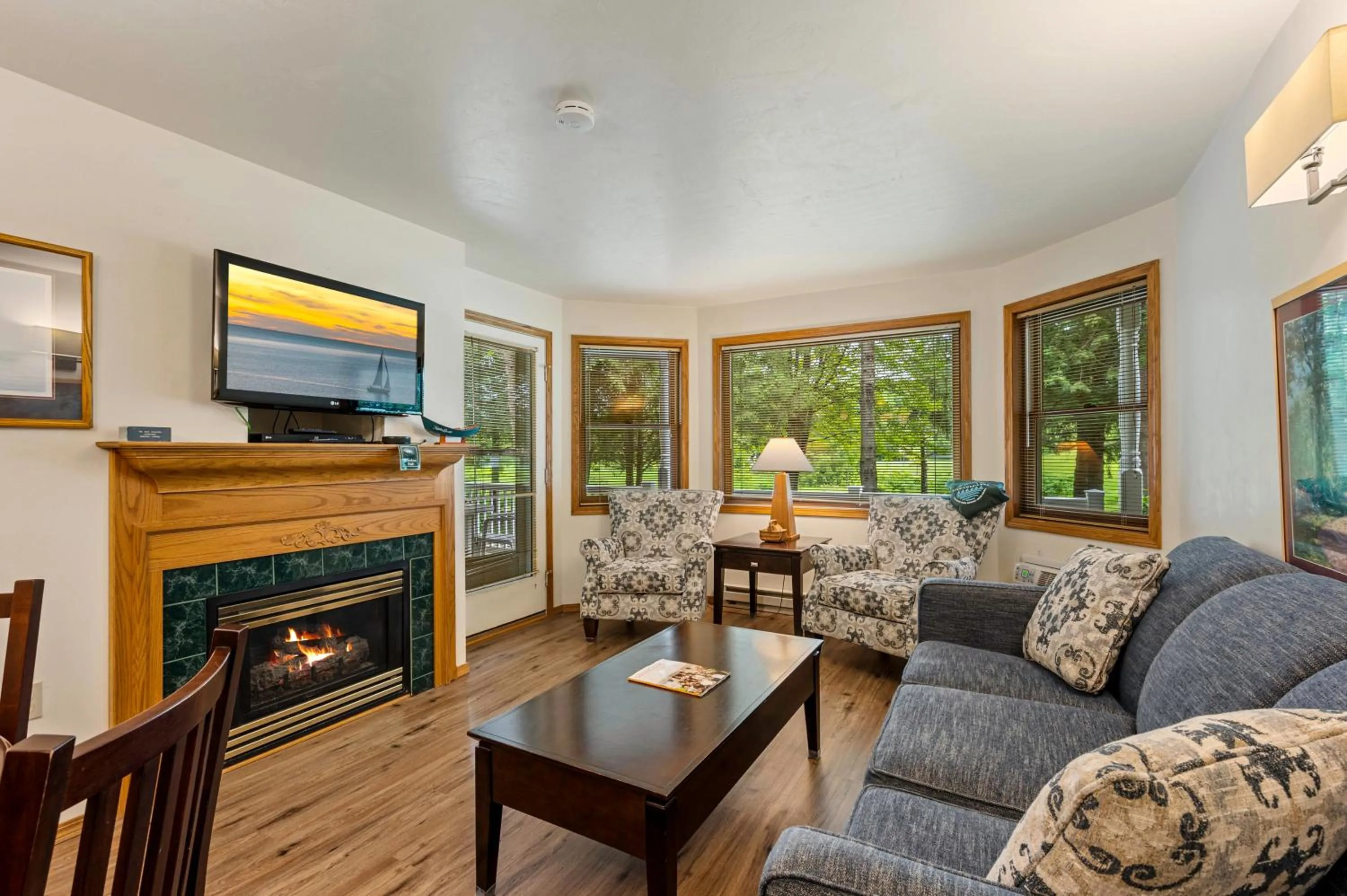 Living room in Pheasant Park Resort
