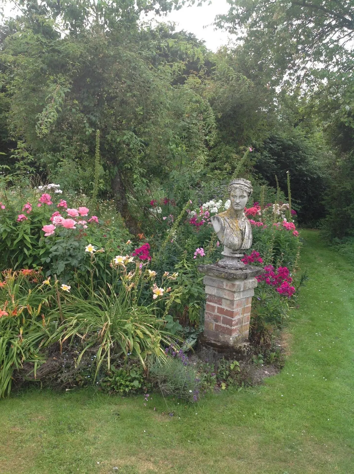 Garden view in The Mill House