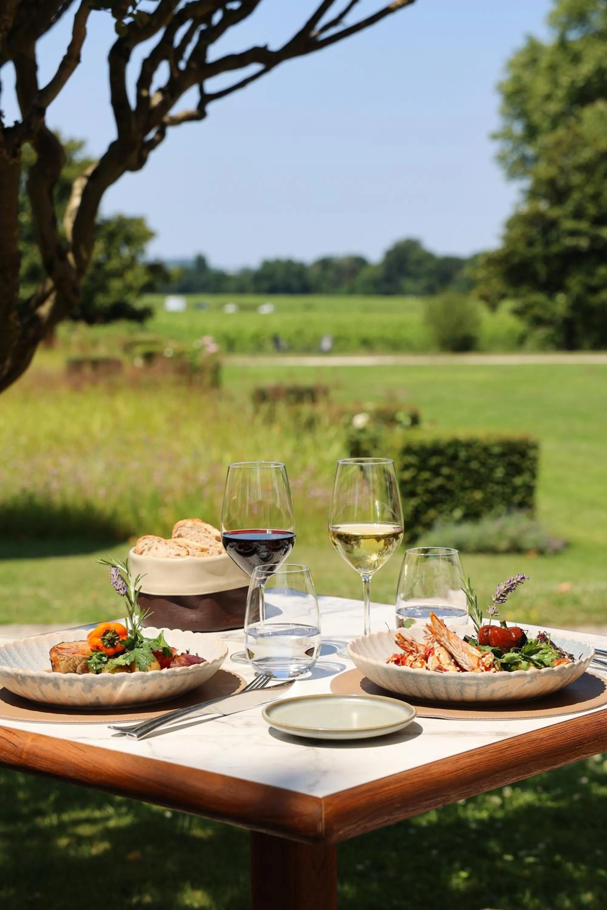 Dining area in Château Hôtel Grand Barrail