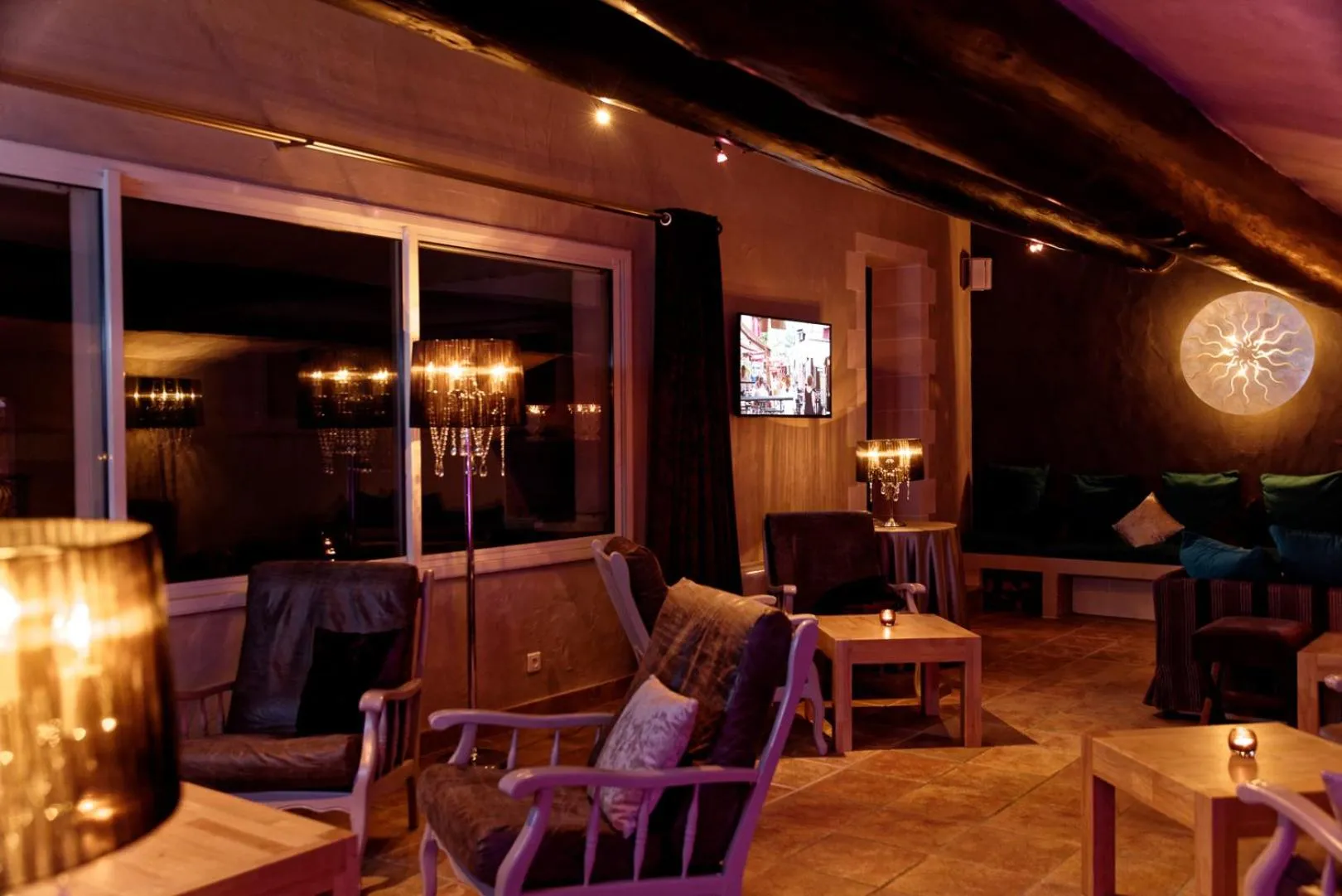 Living room in Hôtel L' Estelle en Camargue