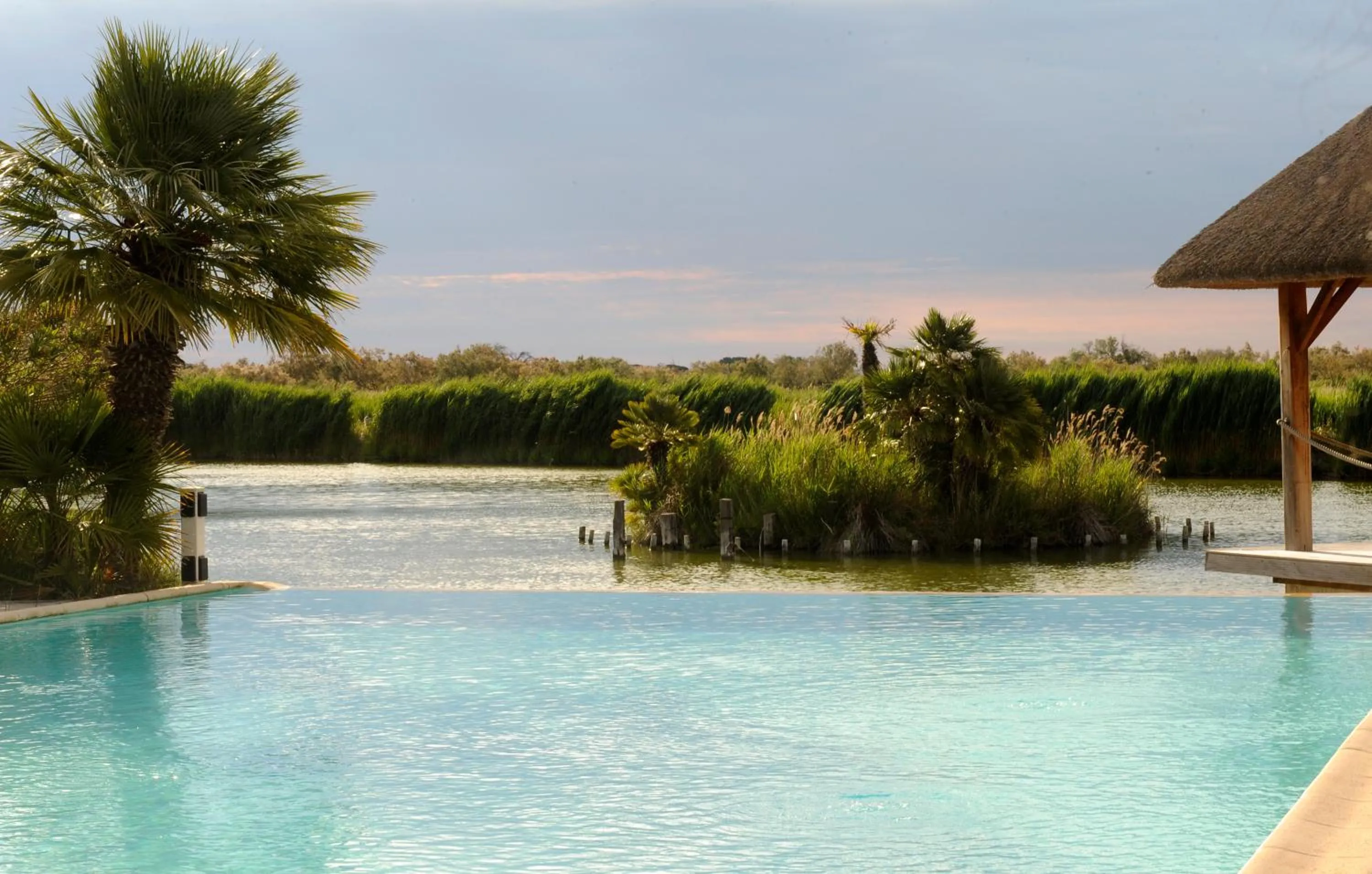 Swimming pool in Hôtel L' Estelle en Camargue