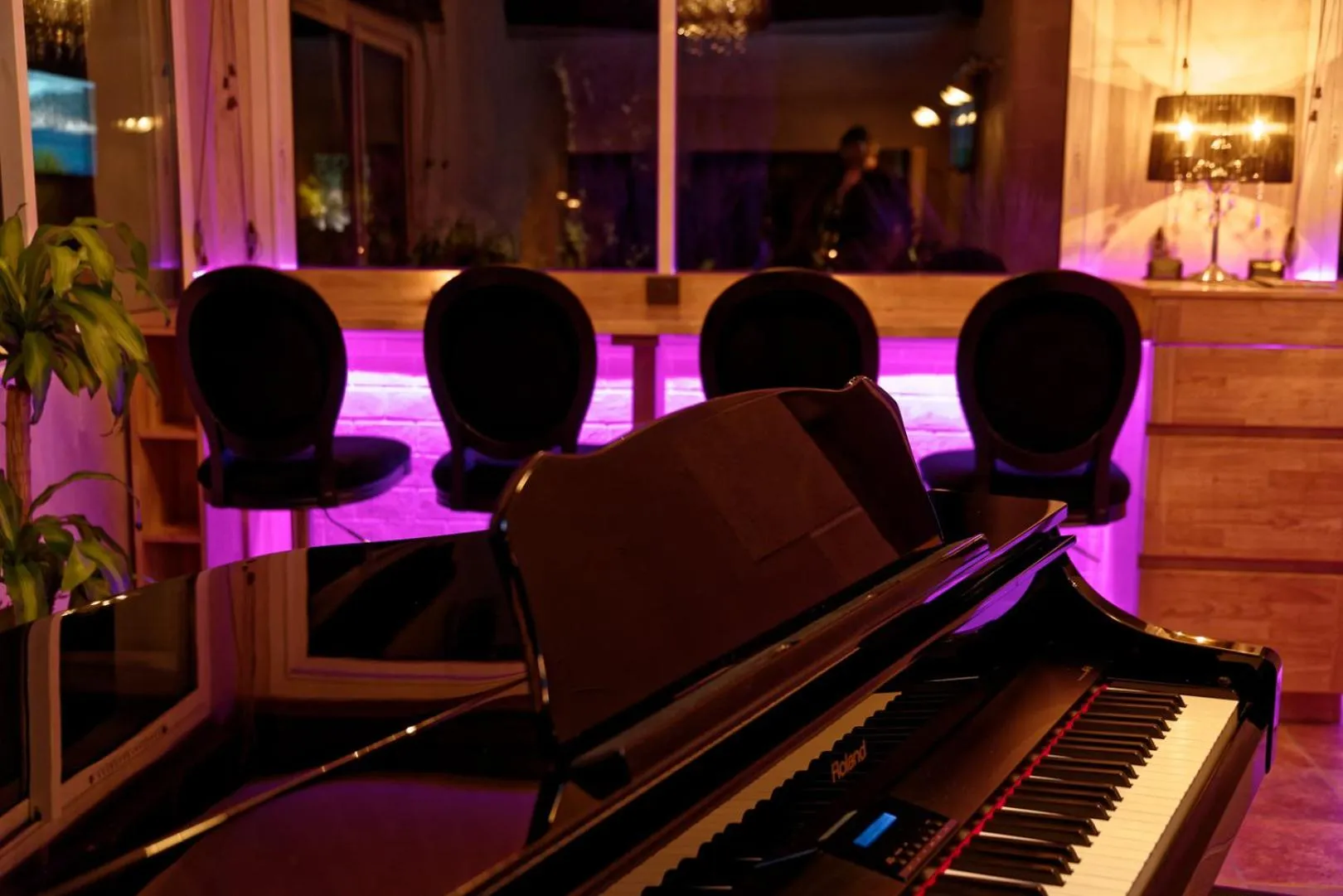 Lounge or bar in Hôtel L' Estelle en Camargue