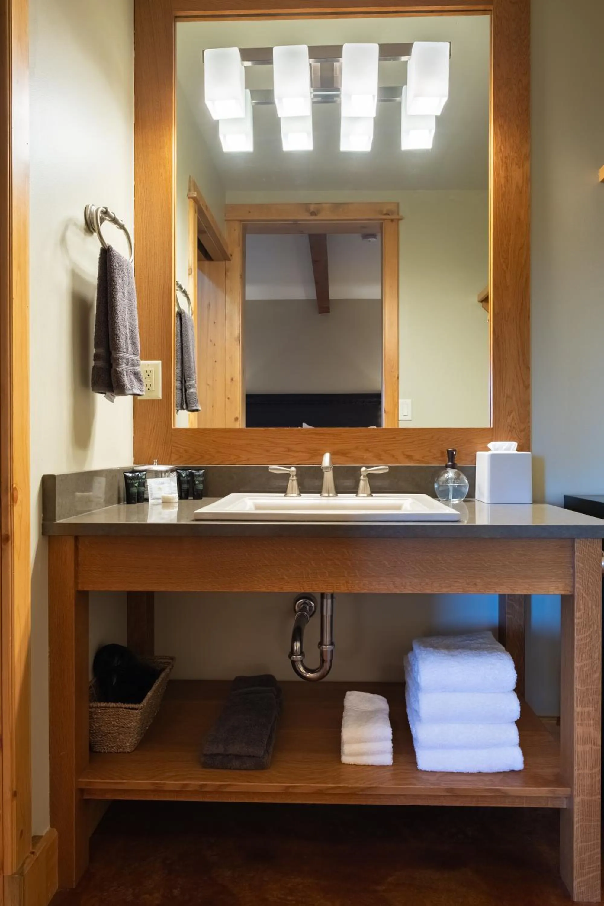 Bathroom in Gallatin River Lodge
