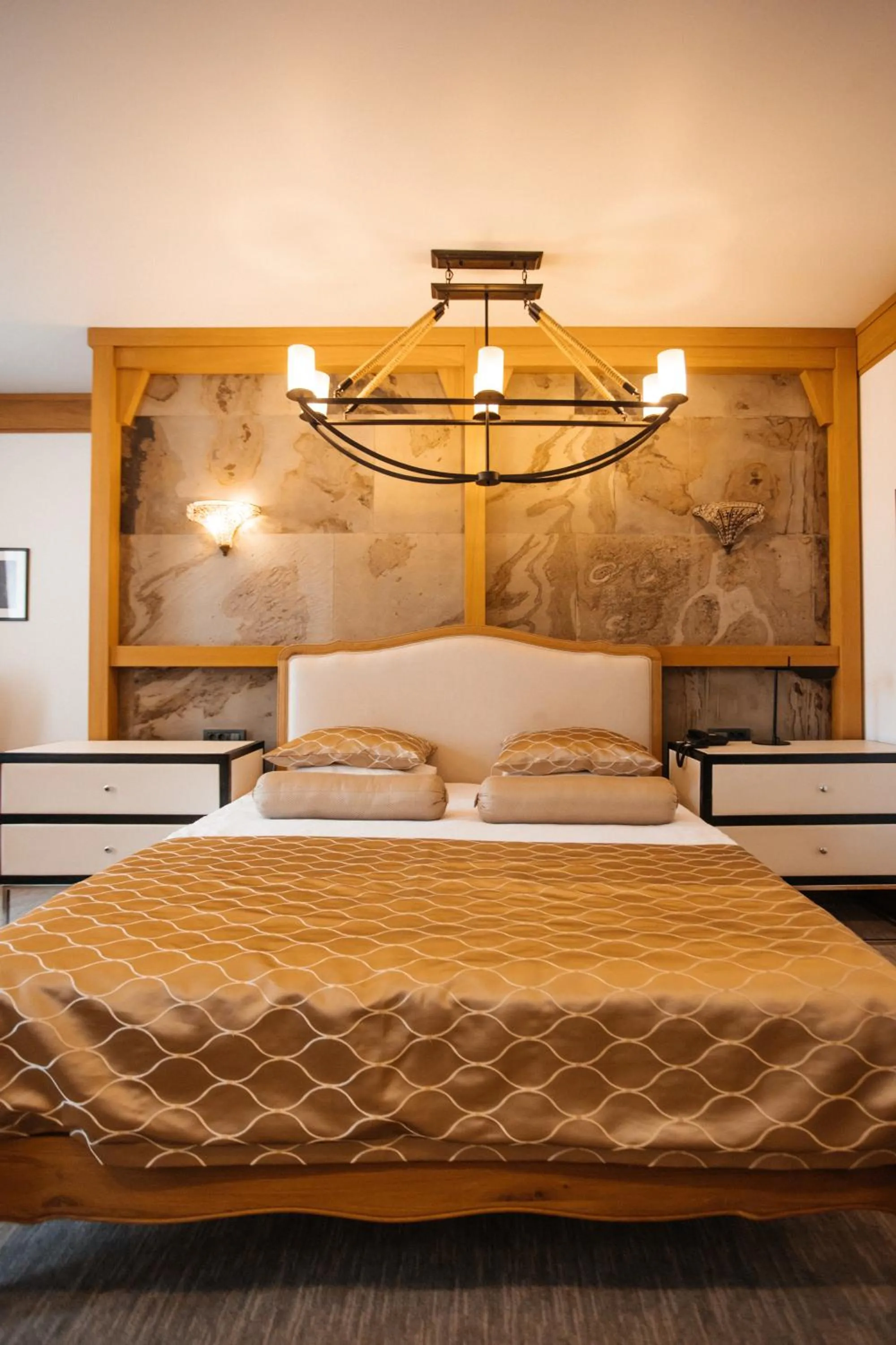 Bed in Shirvanshah Hotel