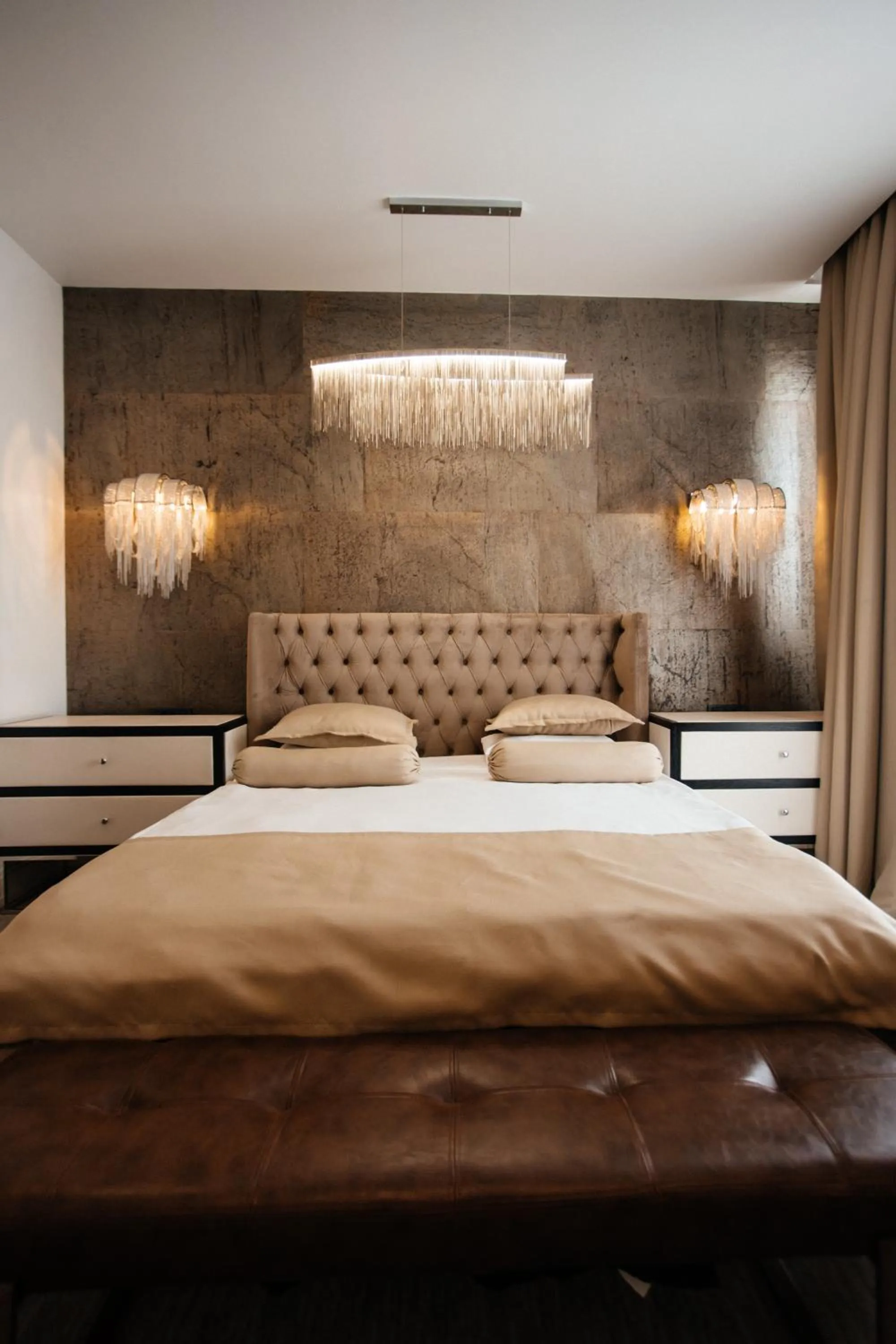 Bed in Shirvanshah Hotel