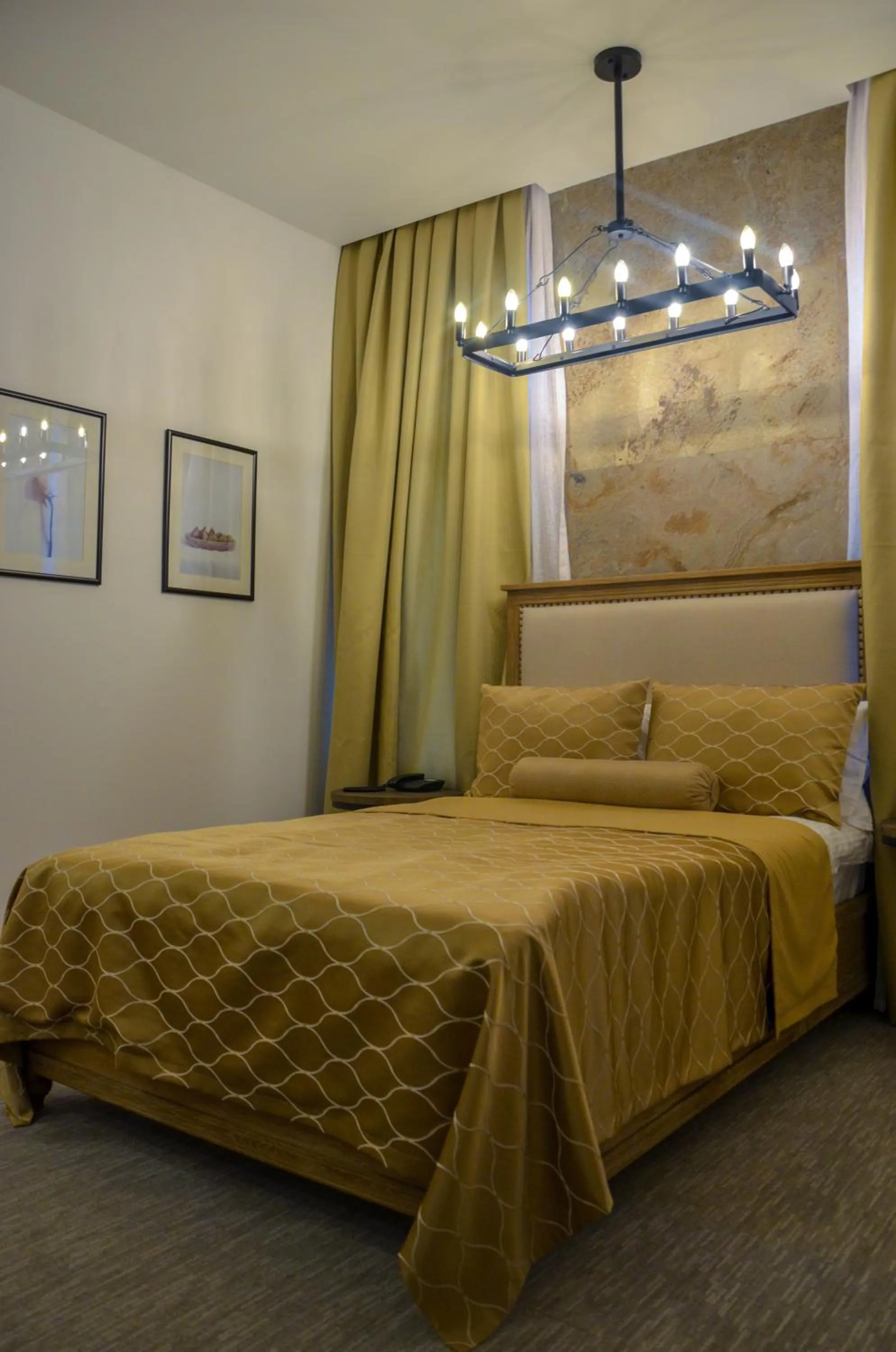 Bed in Shirvanshah Hotel