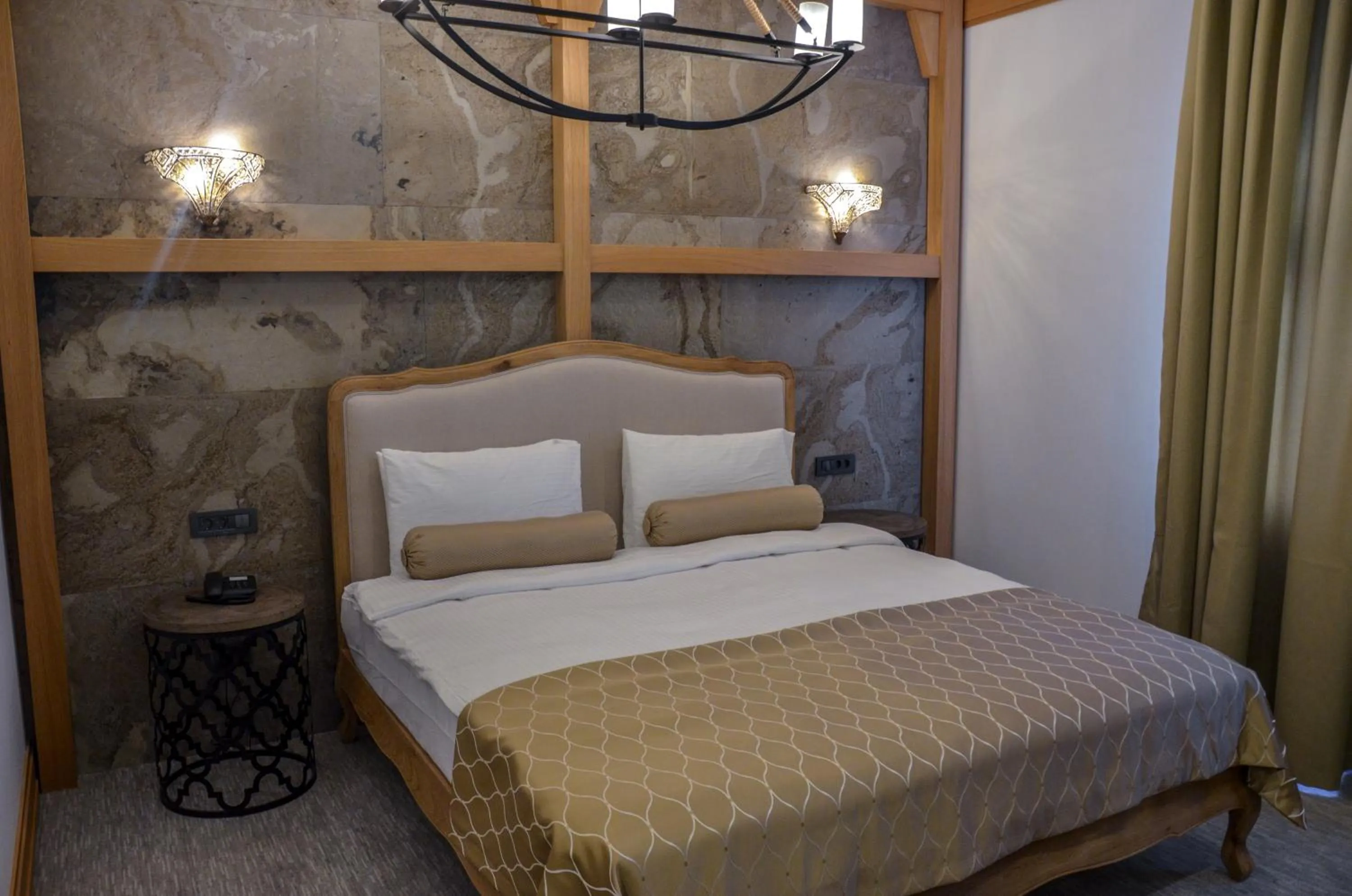 Bed in Shirvanshah Hotel