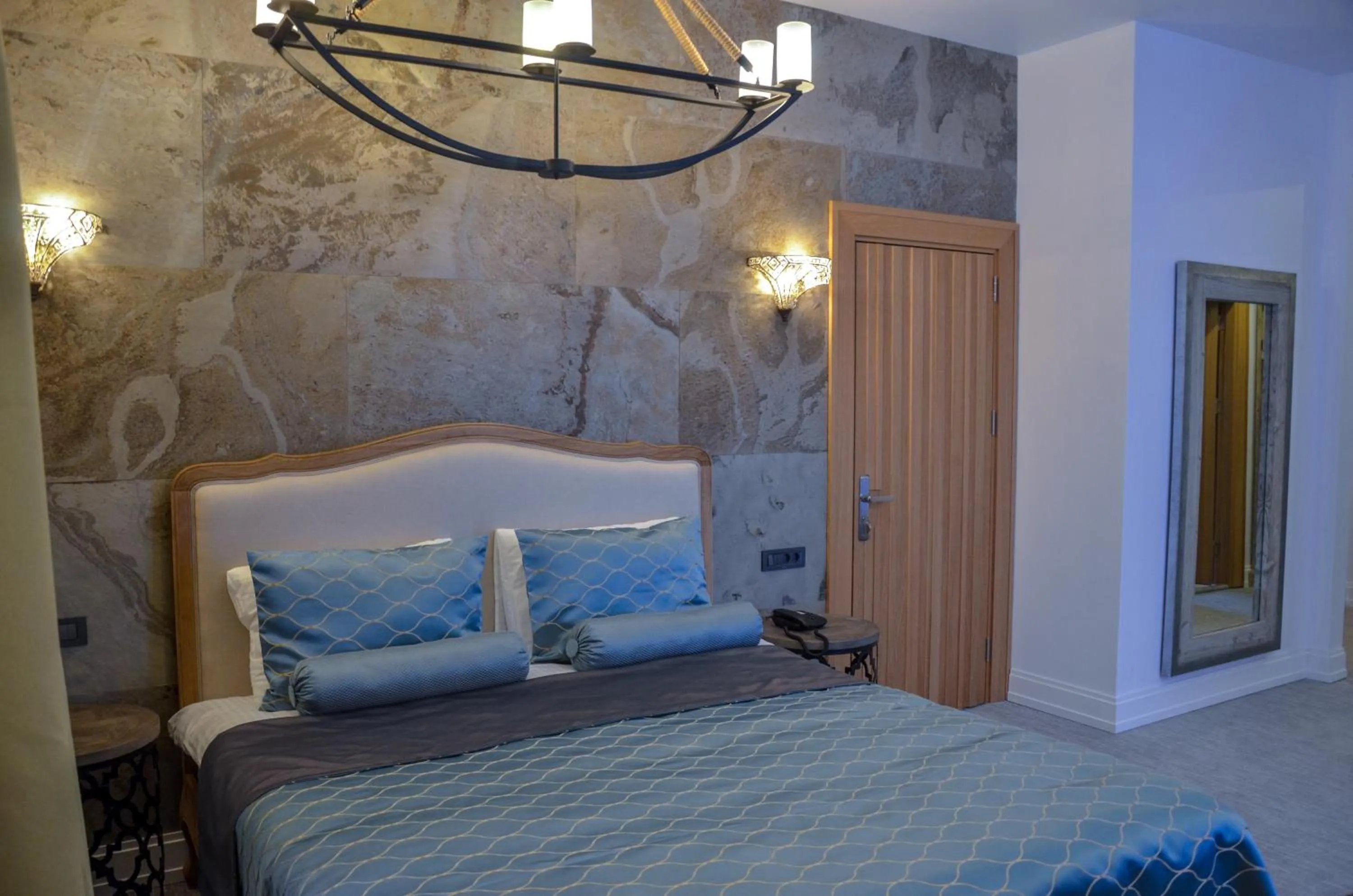 Bed in Shirvanshah Hotel