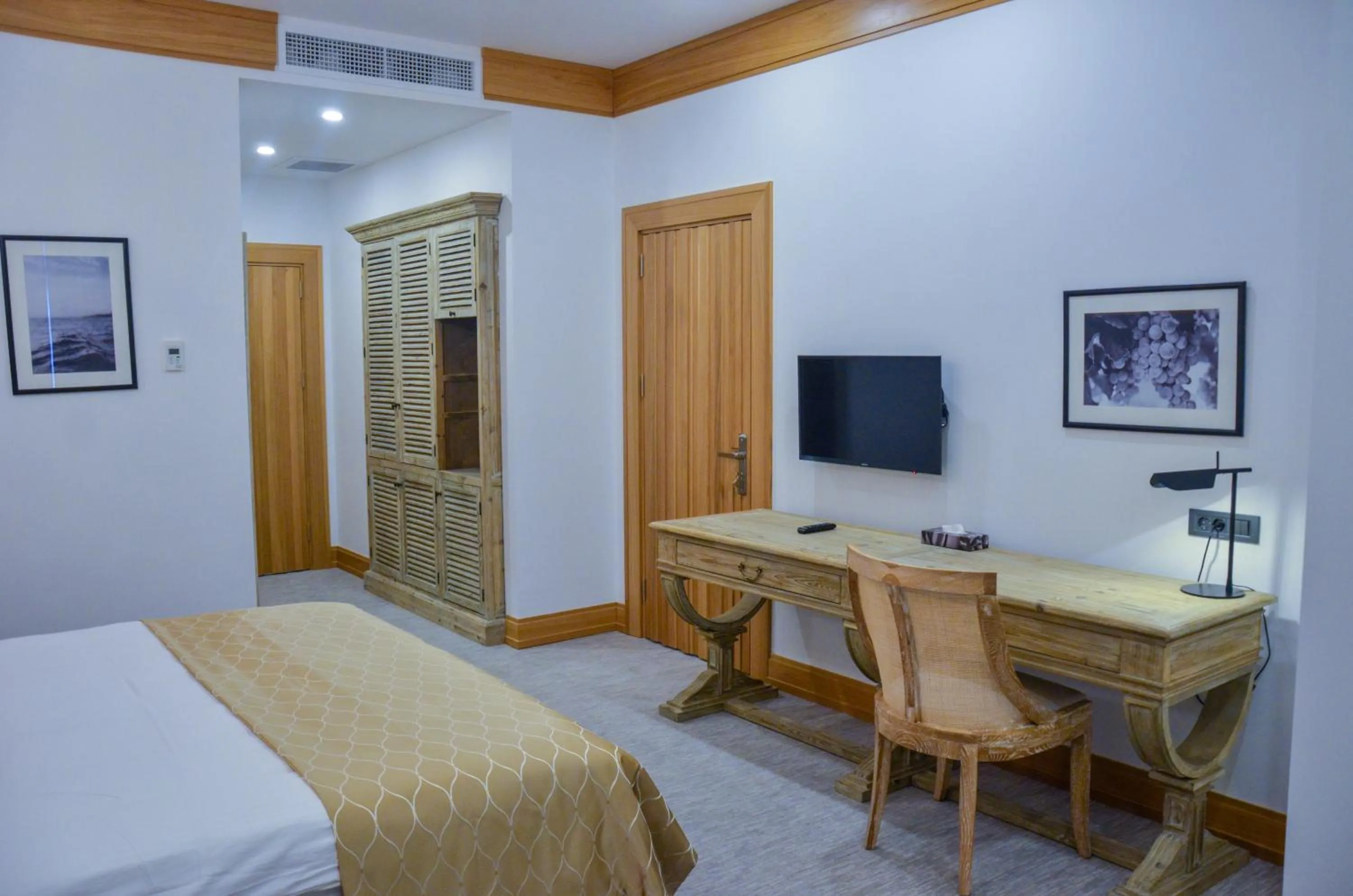 Bed in Shirvanshah Hotel