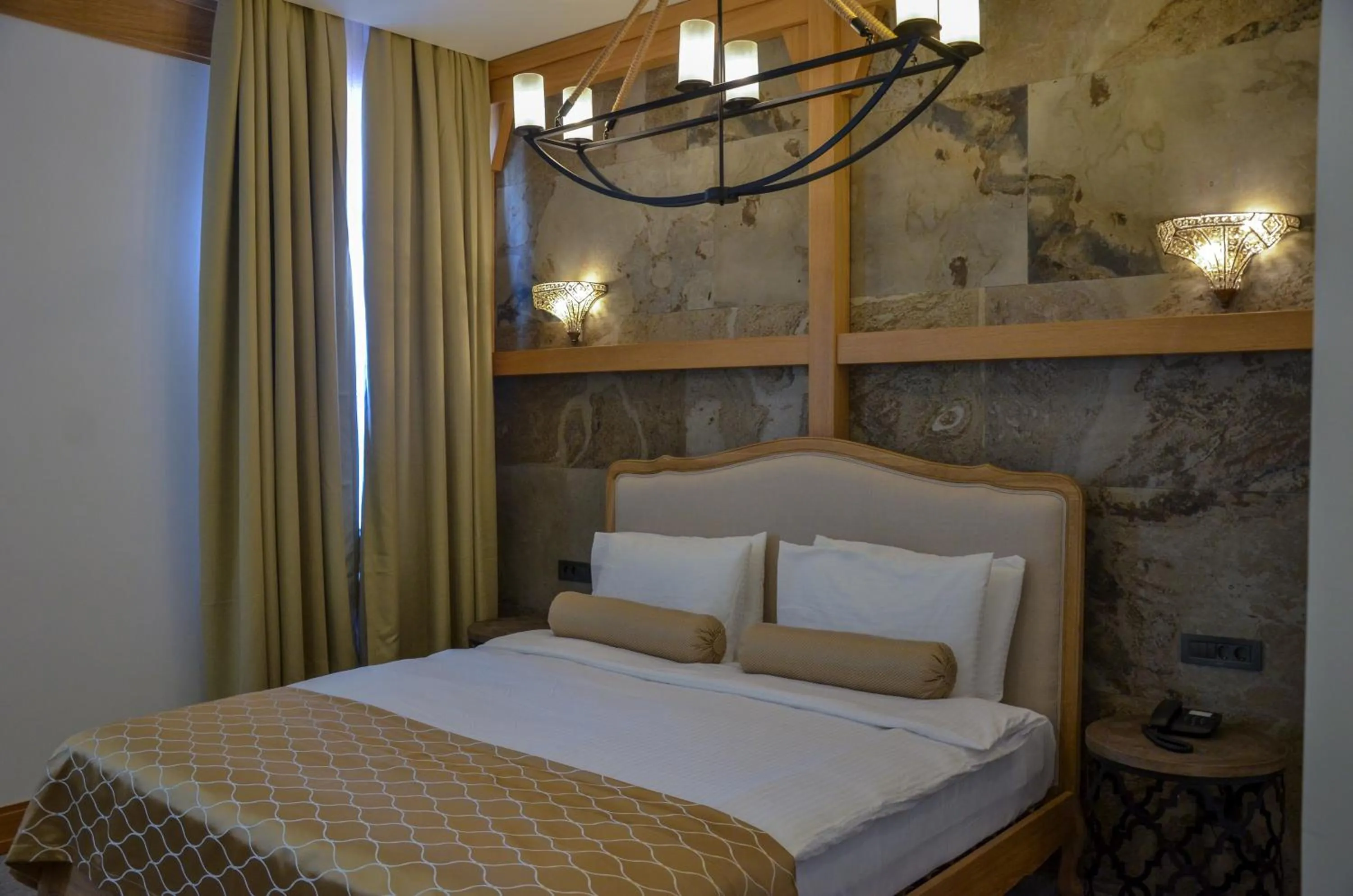 Bed in Shirvanshah Hotel