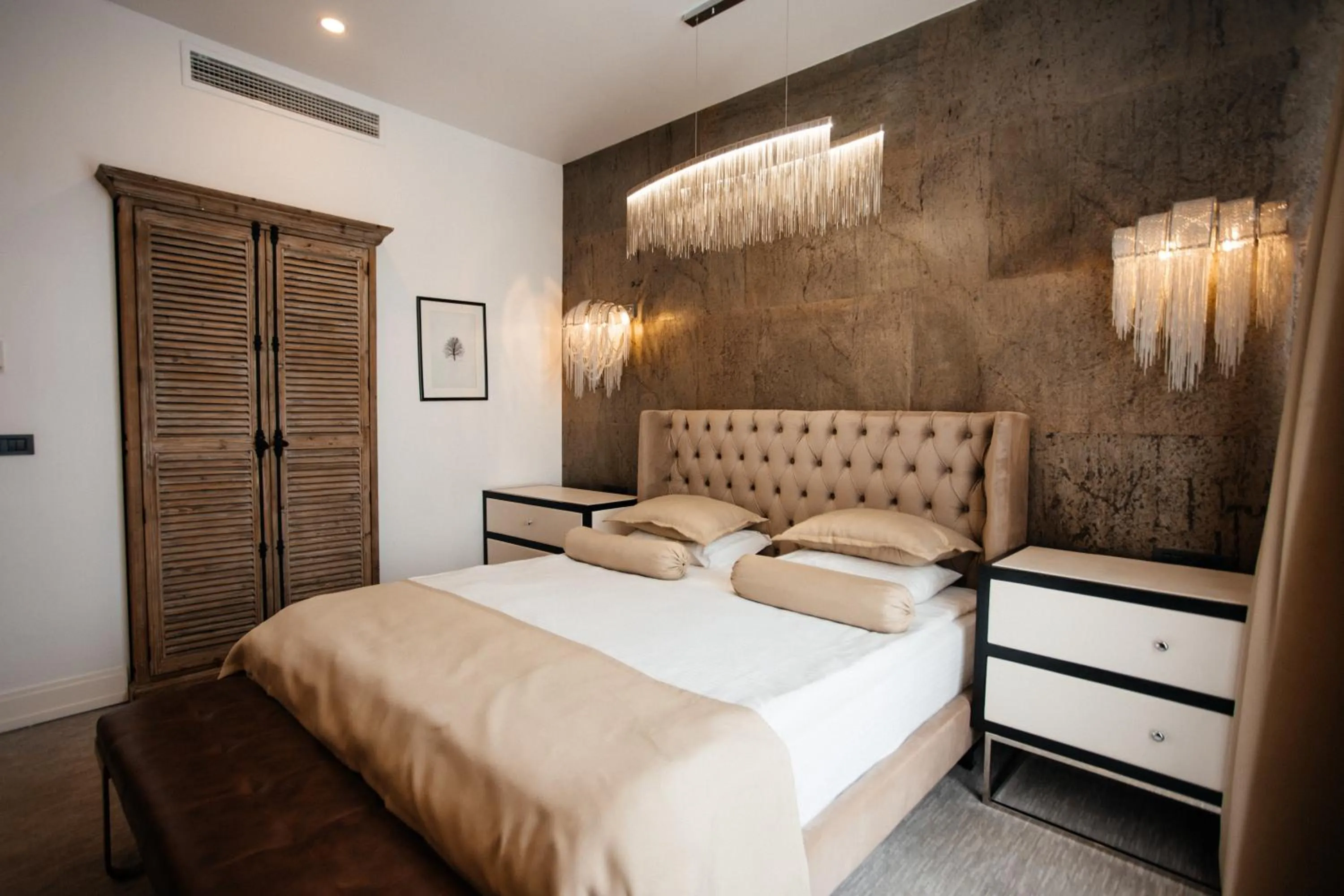 Bed in Shirvanshah Hotel