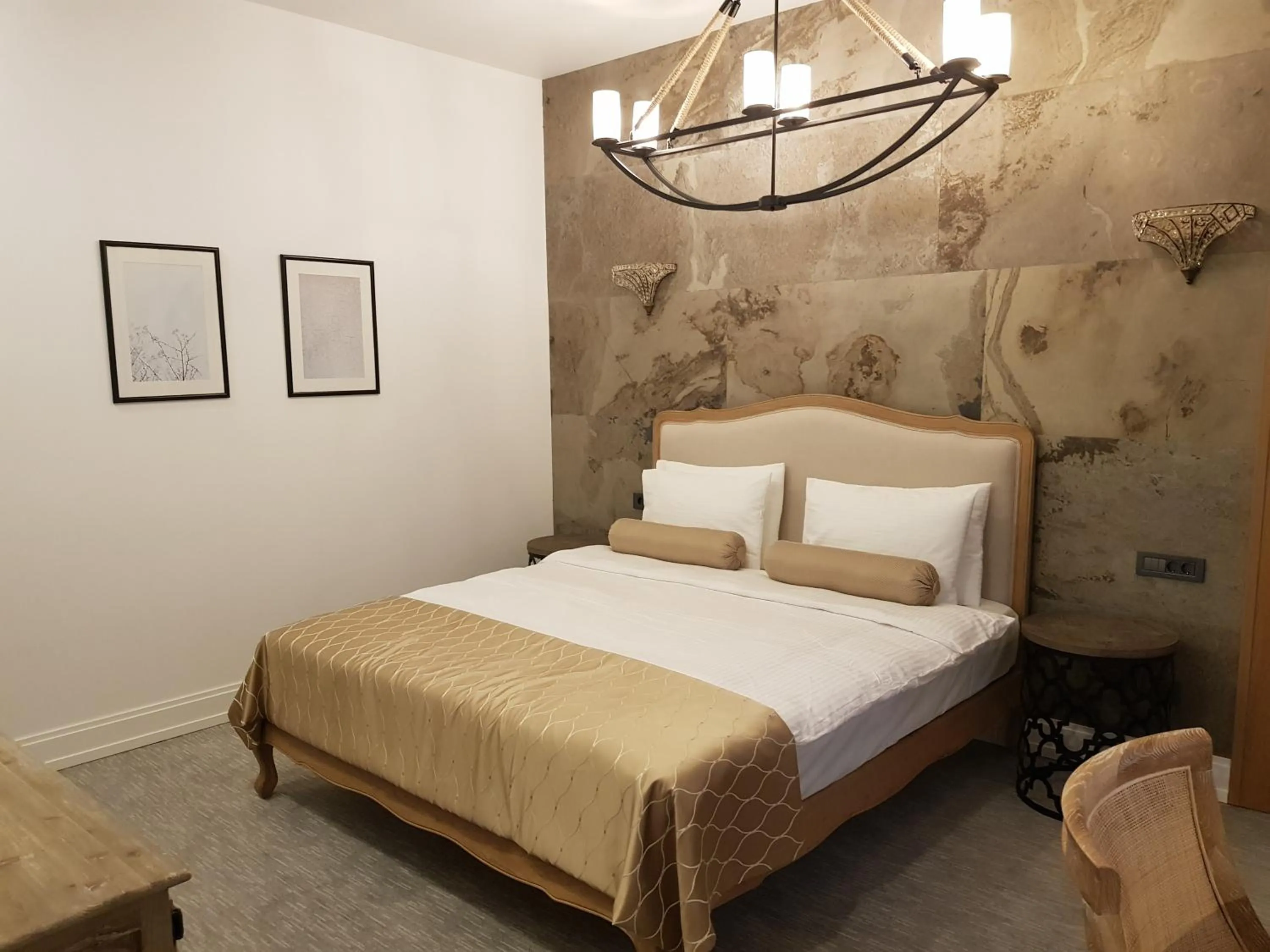 Bed in Shirvanshah Hotel