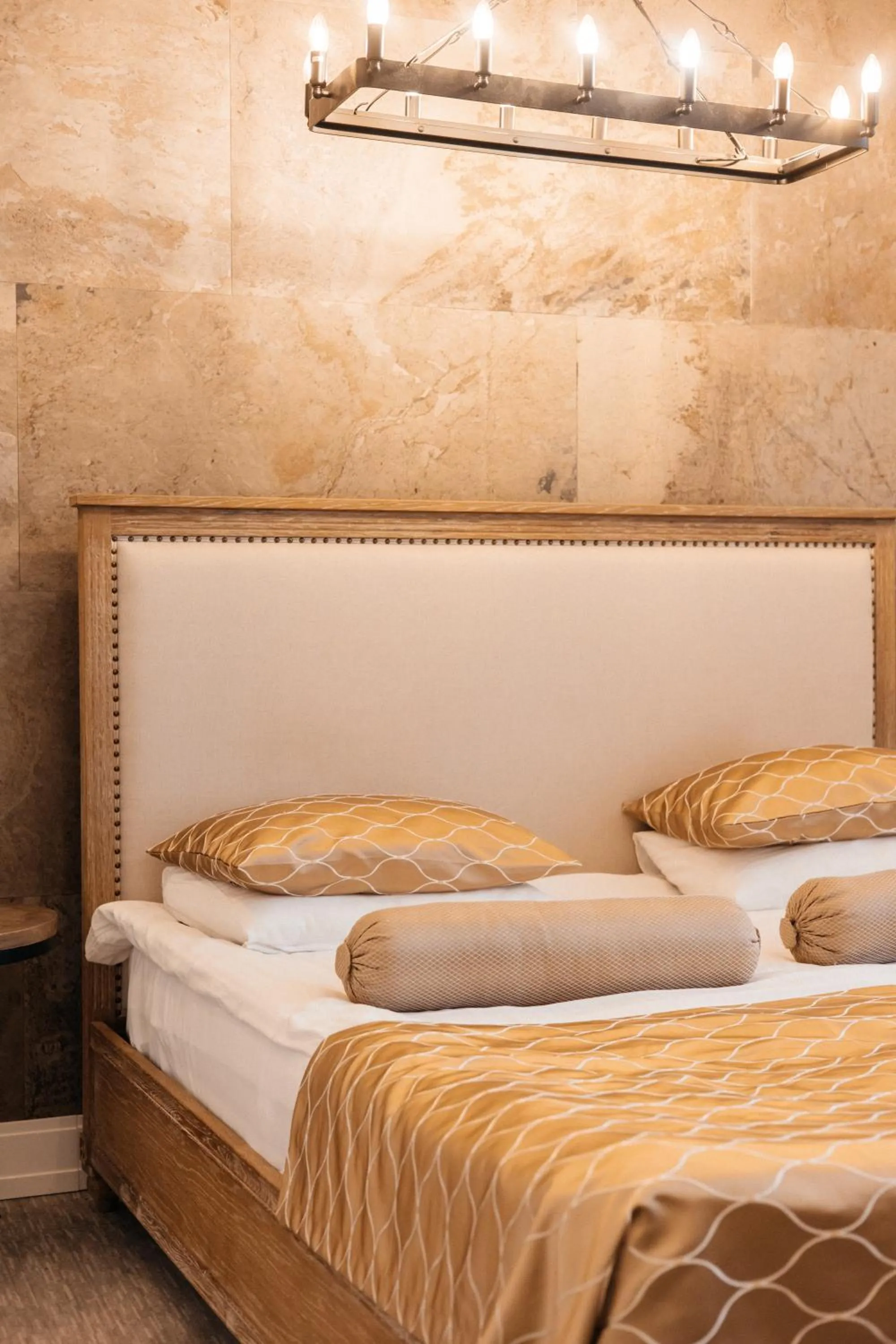 Bed in Shirvanshah Hotel