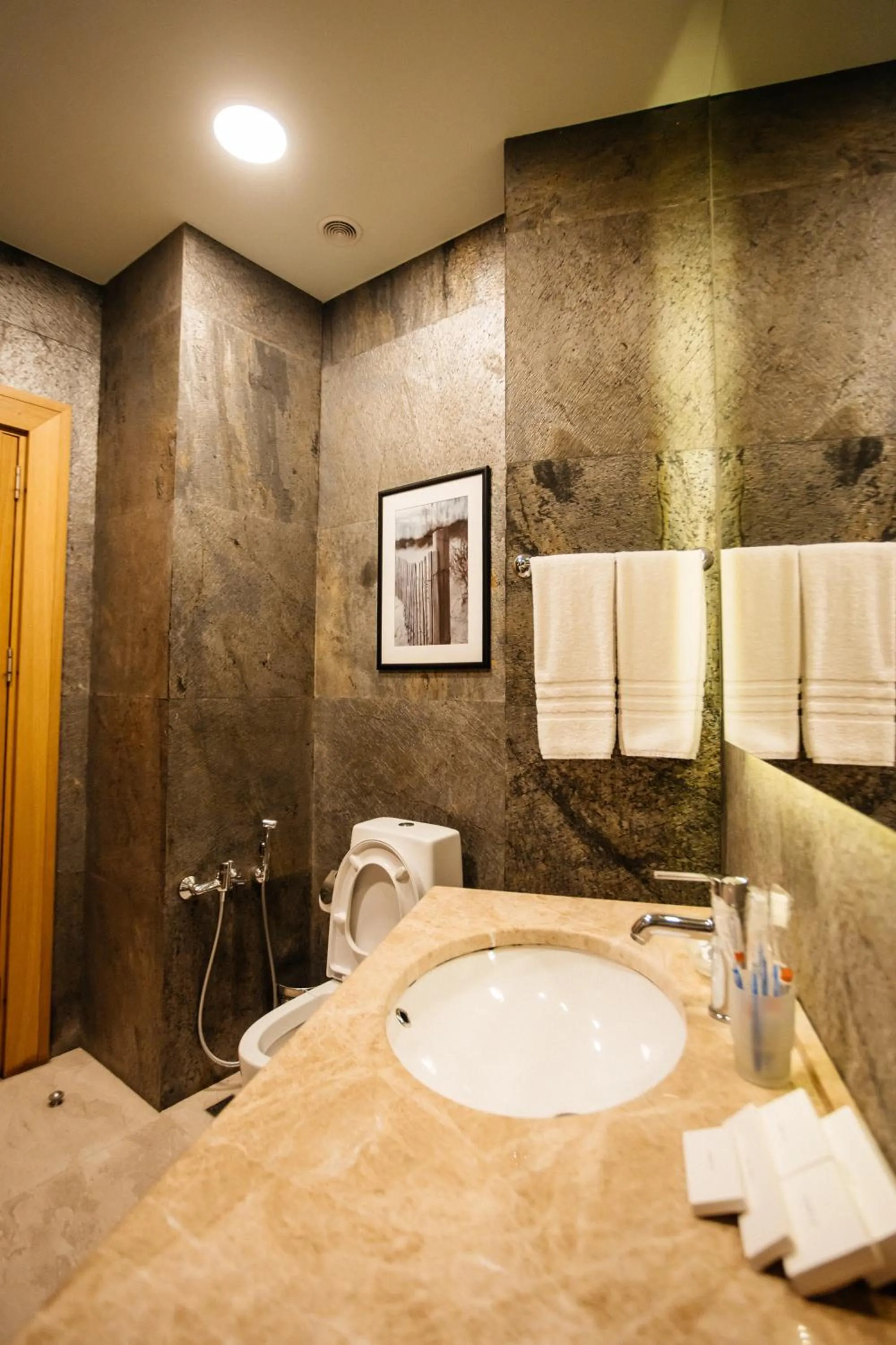 Bathroom in Shirvanshah Hotel